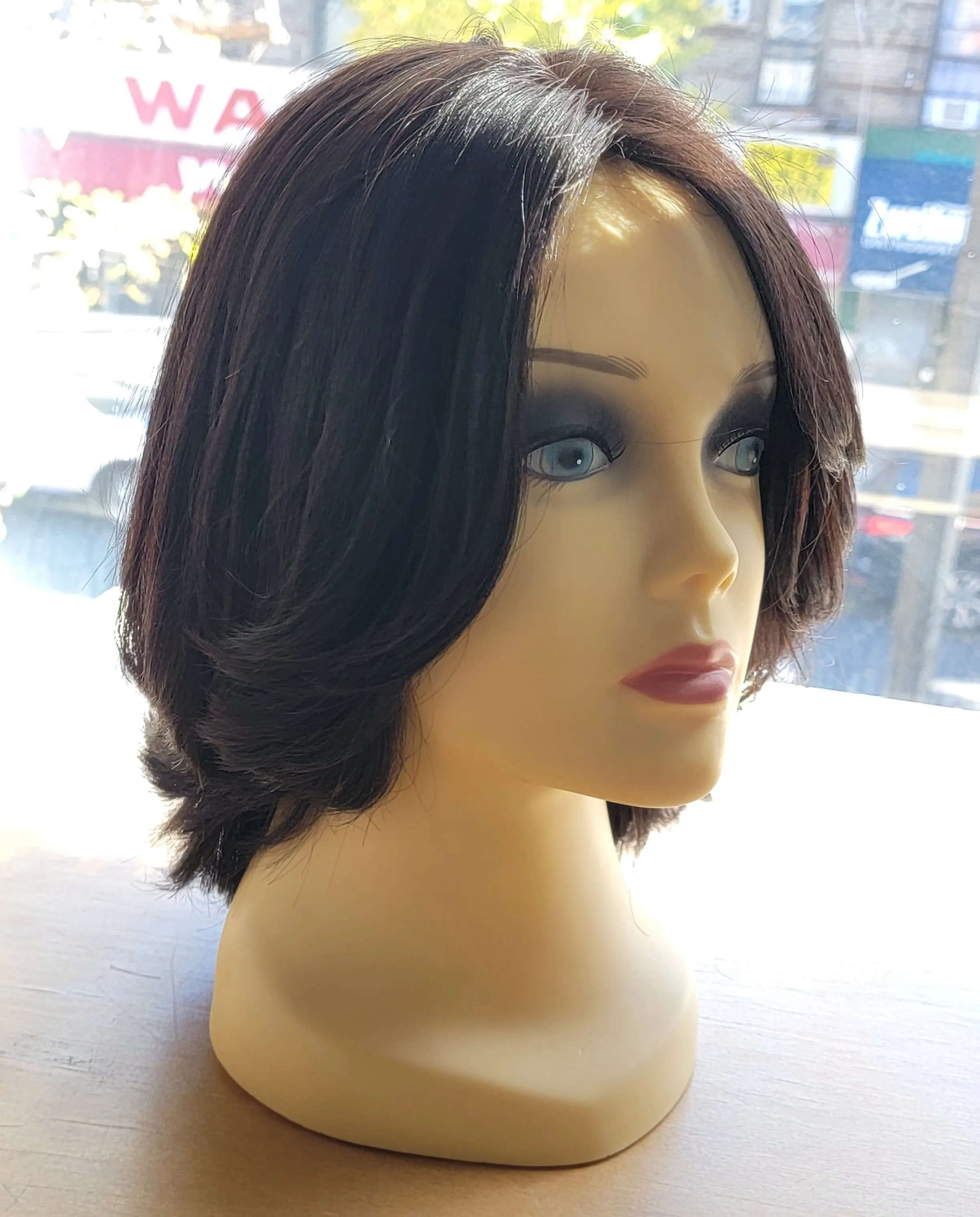 100% Virgin European Virgin Natural Human Hair 13'' Black Layered