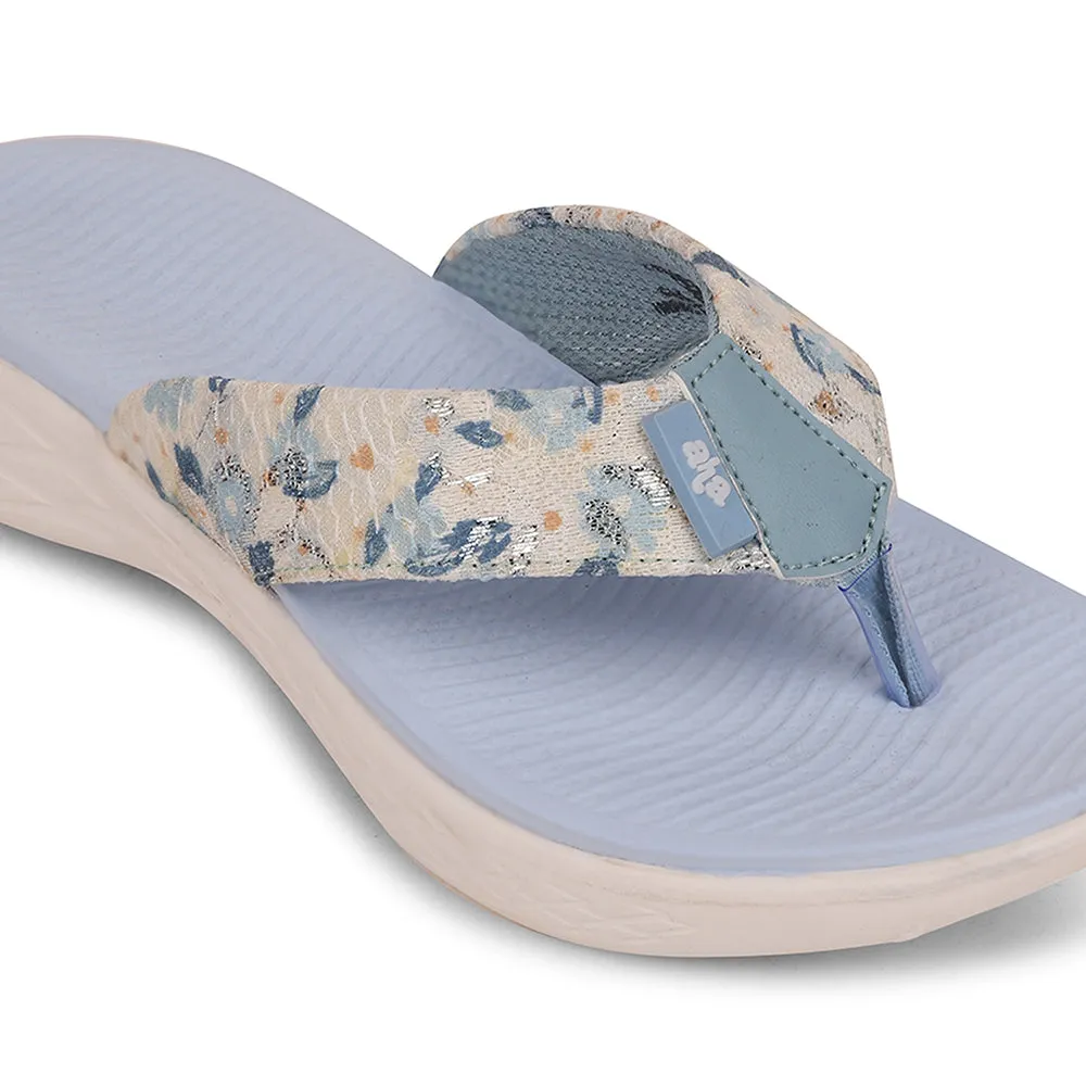 A-HA Sky Blue Casual Slipper For Women IMPACT-L71 By Liberty