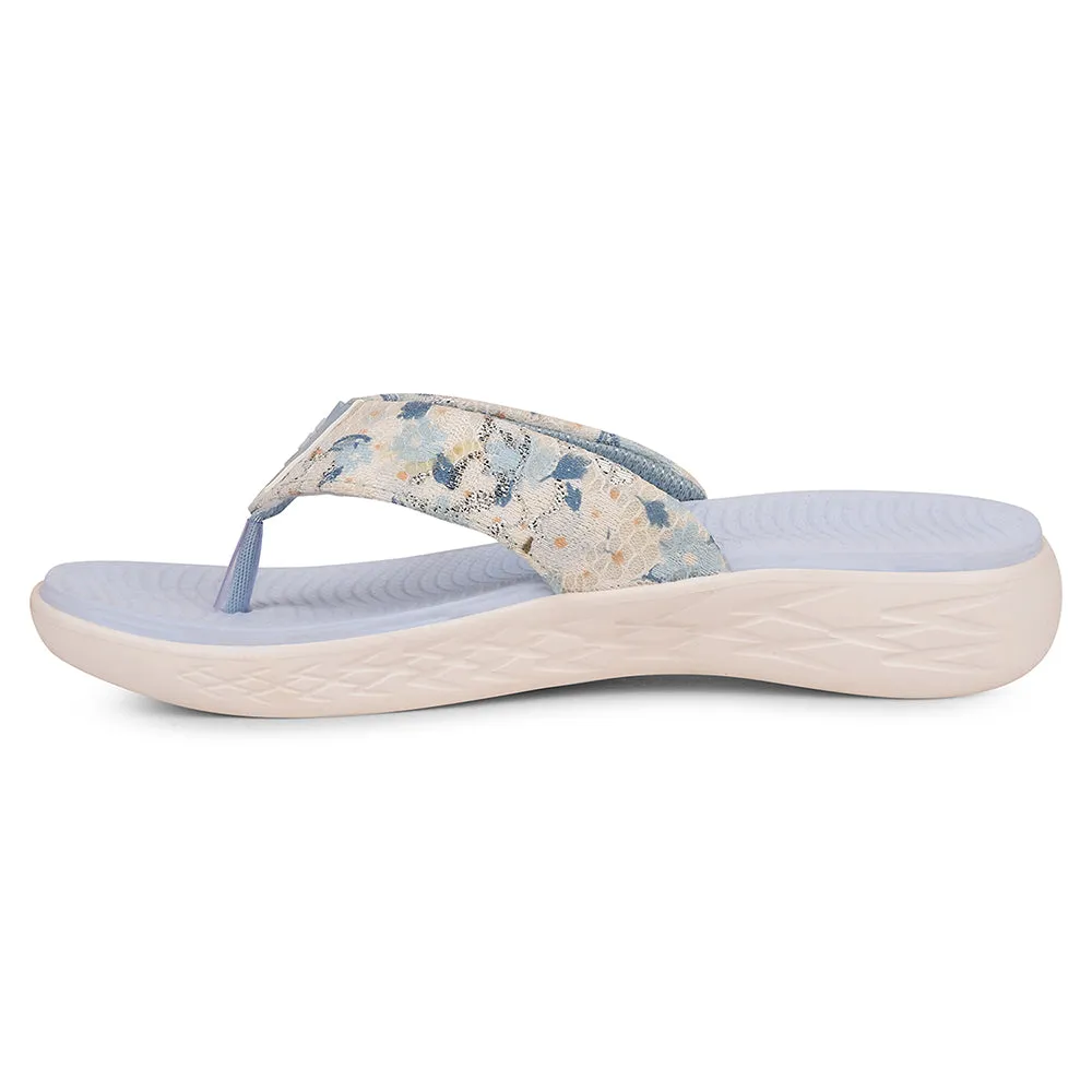A-HA Sky Blue Casual Slipper For Women IMPACT-L71 By Liberty