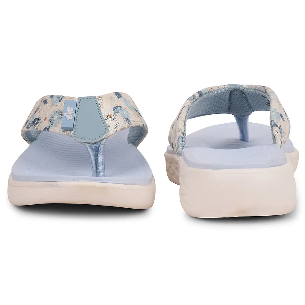 A-HA Sky Blue Casual Slipper For Women IMPACT-L71 By Liberty