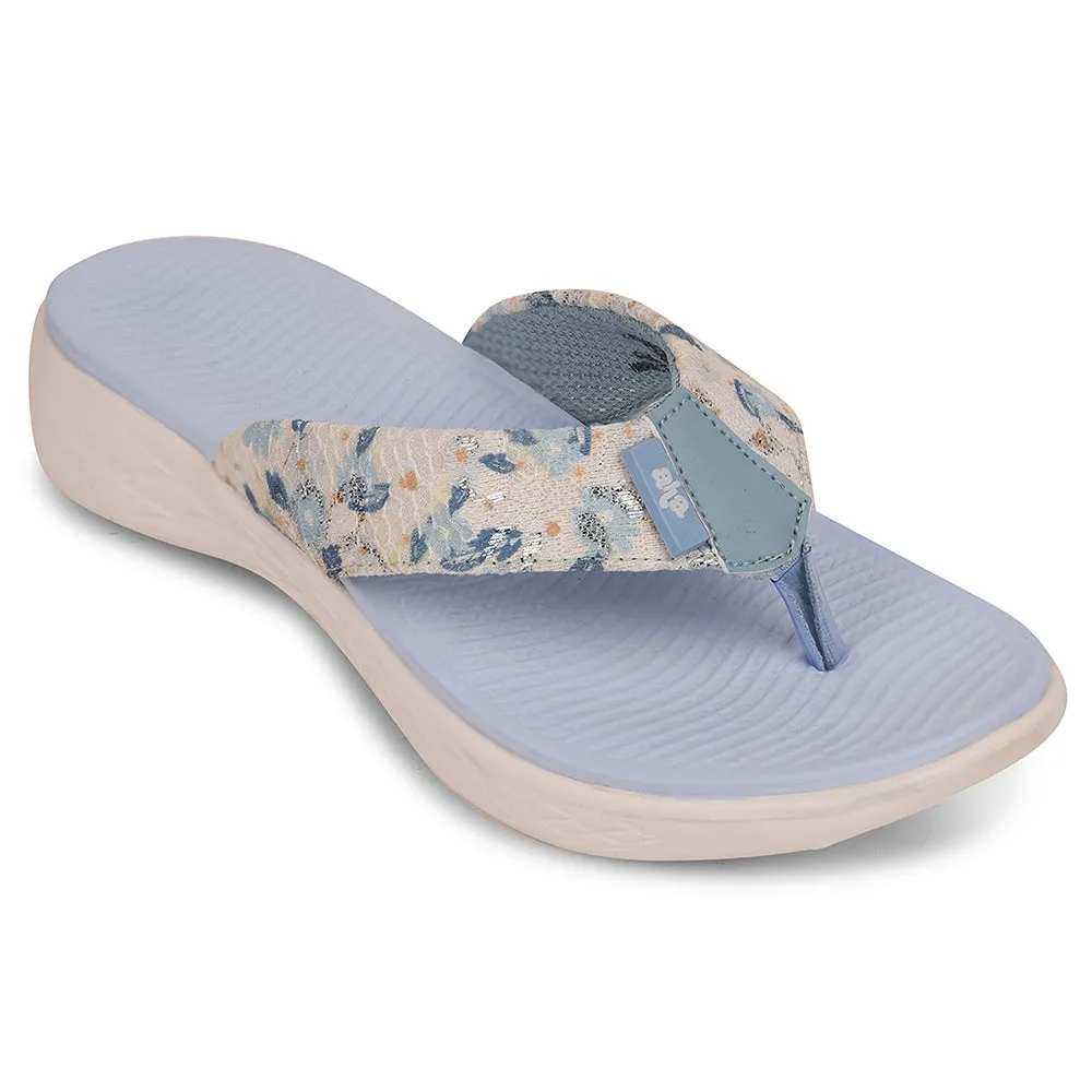 A-HA Sky Blue Casual Slipper For Women IMPACT-L71 By Liberty