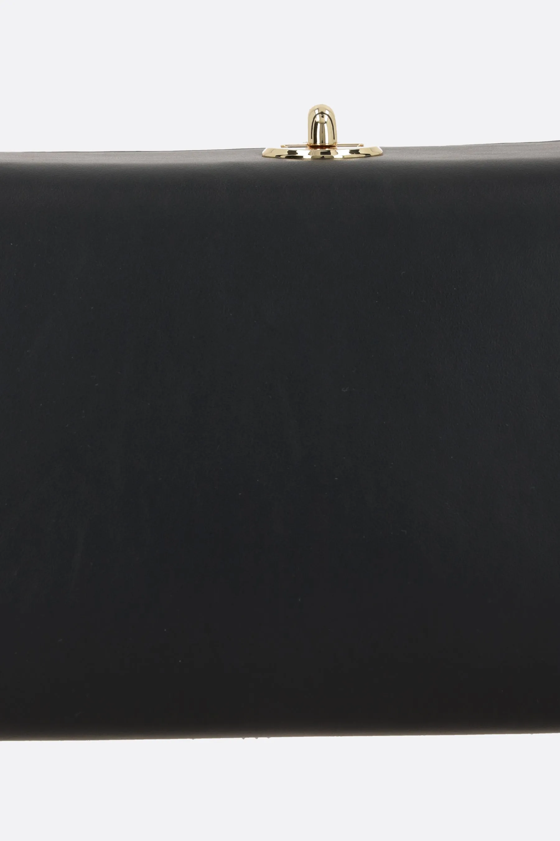 Baguette shoulder bag in smooth leather