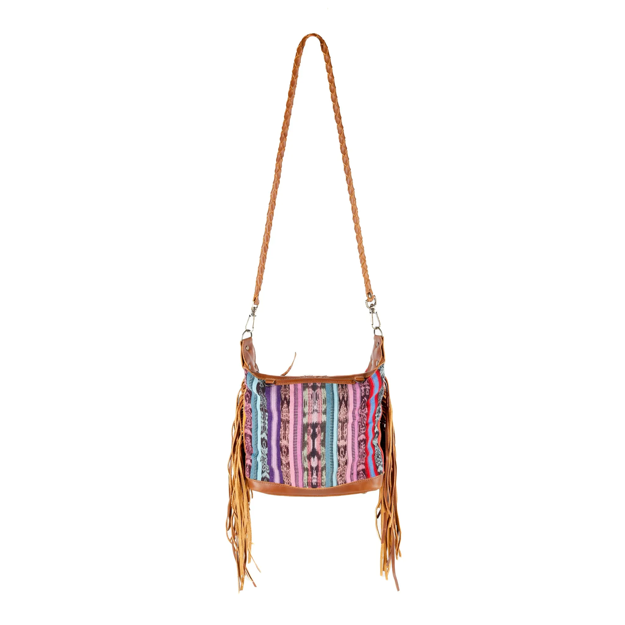BEATRIZ MINI CDB WITH FRINGE - CORTE - CAFE - NO. 15881