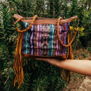BEATRIZ MINI CDB WITH FRINGE - CORTE - CAFE - NO. 15881