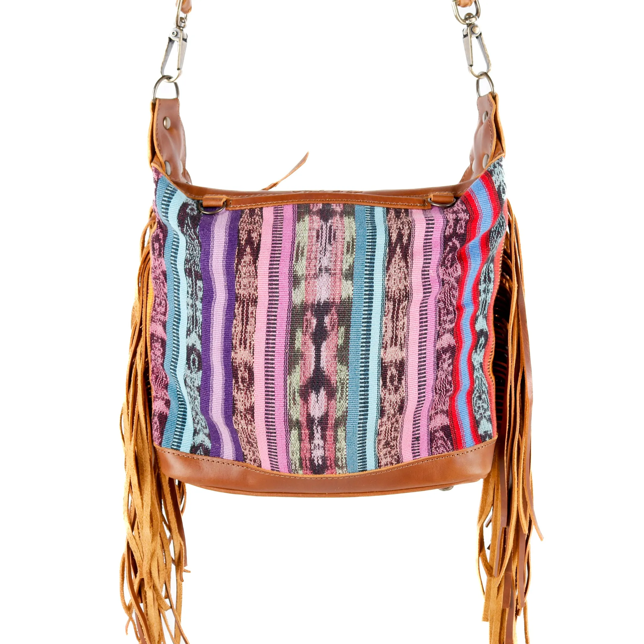 BEATRIZ MINI CDB WITH FRINGE - CORTE - CAFE - NO. 15881