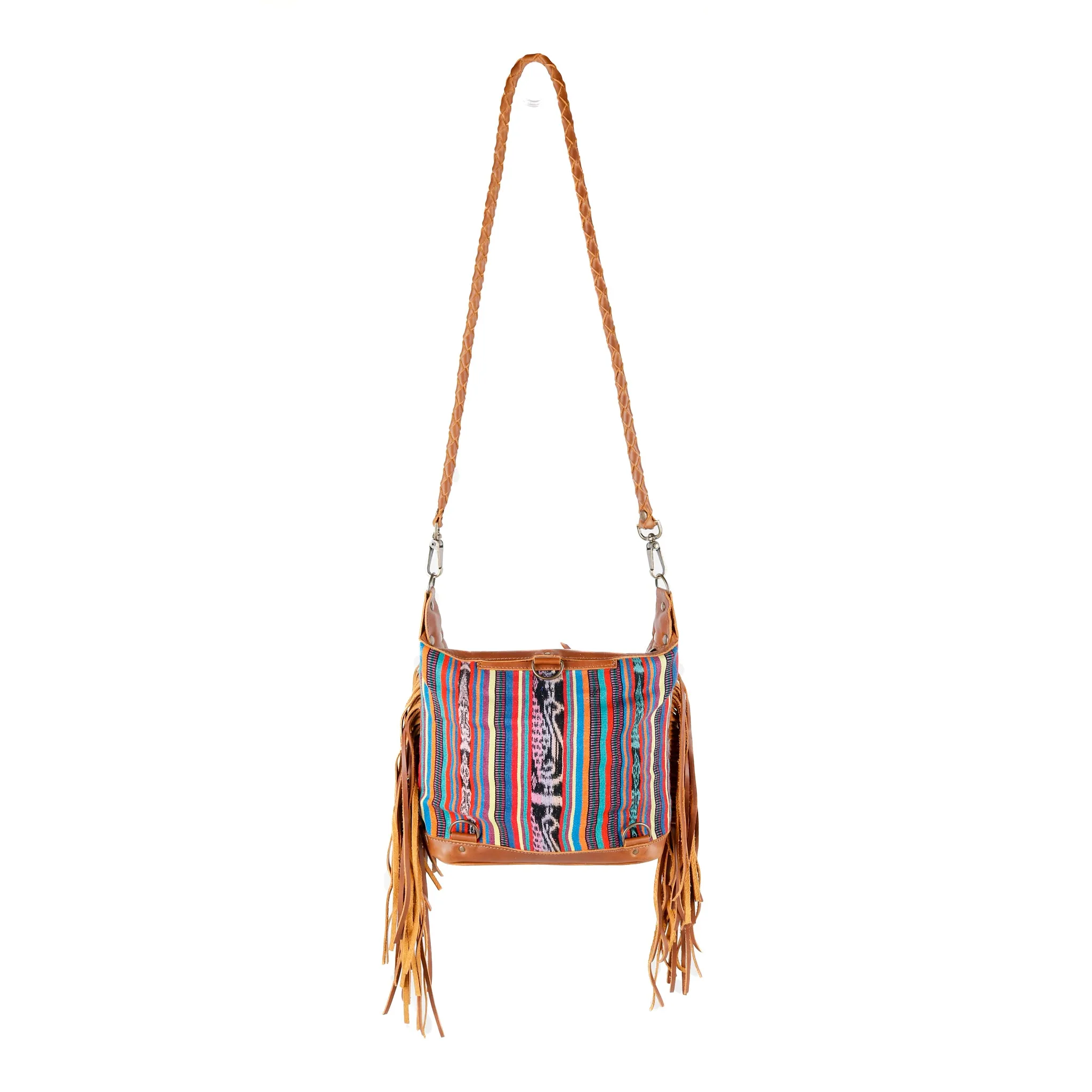 BEATRIZ MINI CDB WITH FRINGE - CORTE - CAFE - NO. 15883