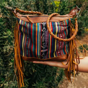 BEATRIZ MINI CDB WITH FRINGE - CORTE - CAFE - NO. 15883