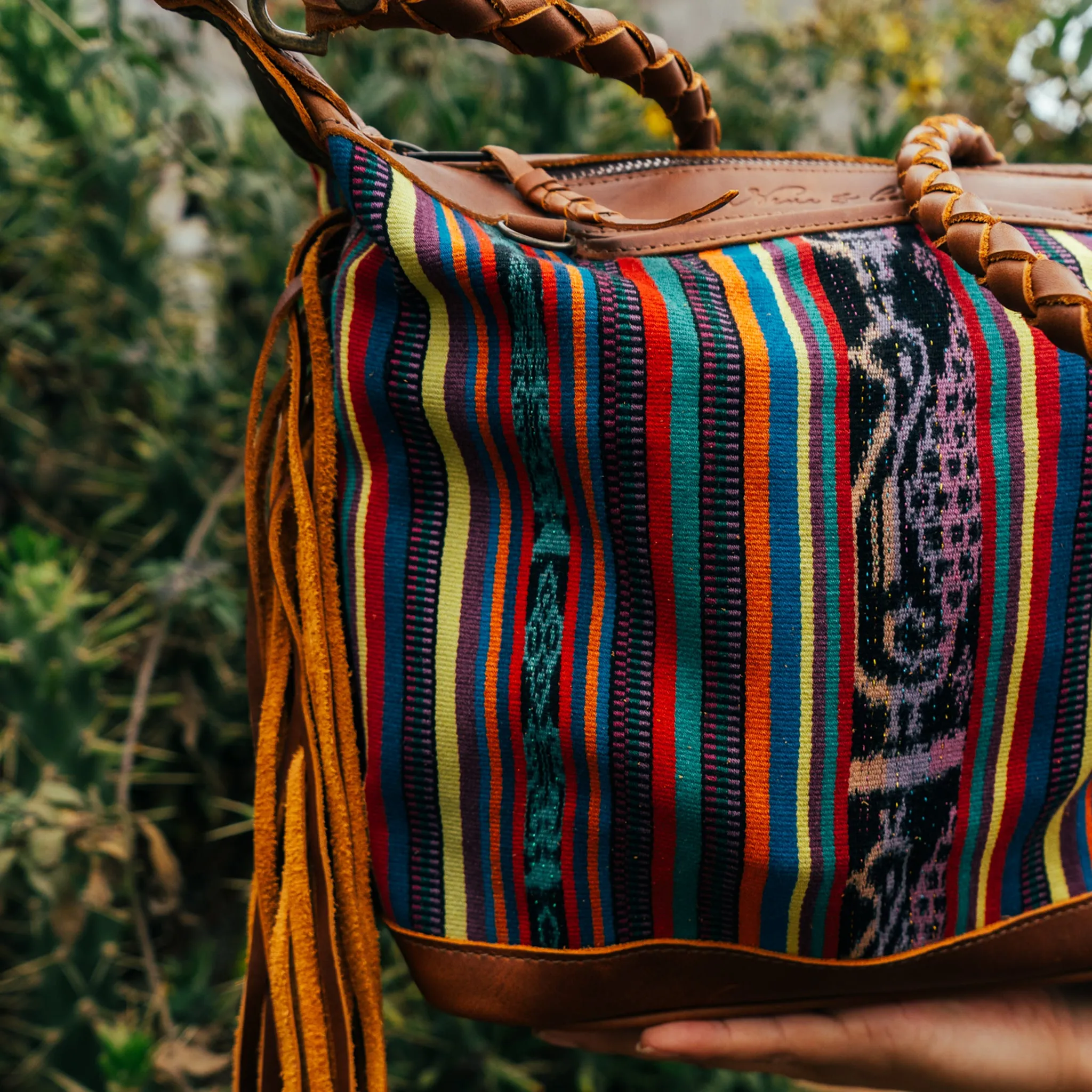 BEATRIZ MINI CDB WITH FRINGE - CORTE - CAFE - NO. 15883