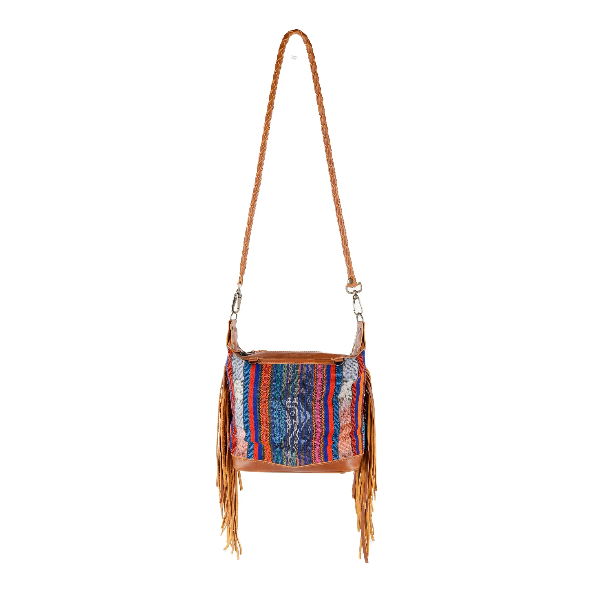 BEATRIZ MINI CDB WITH FRINGE - CORTE - CAFE - NO. 15885