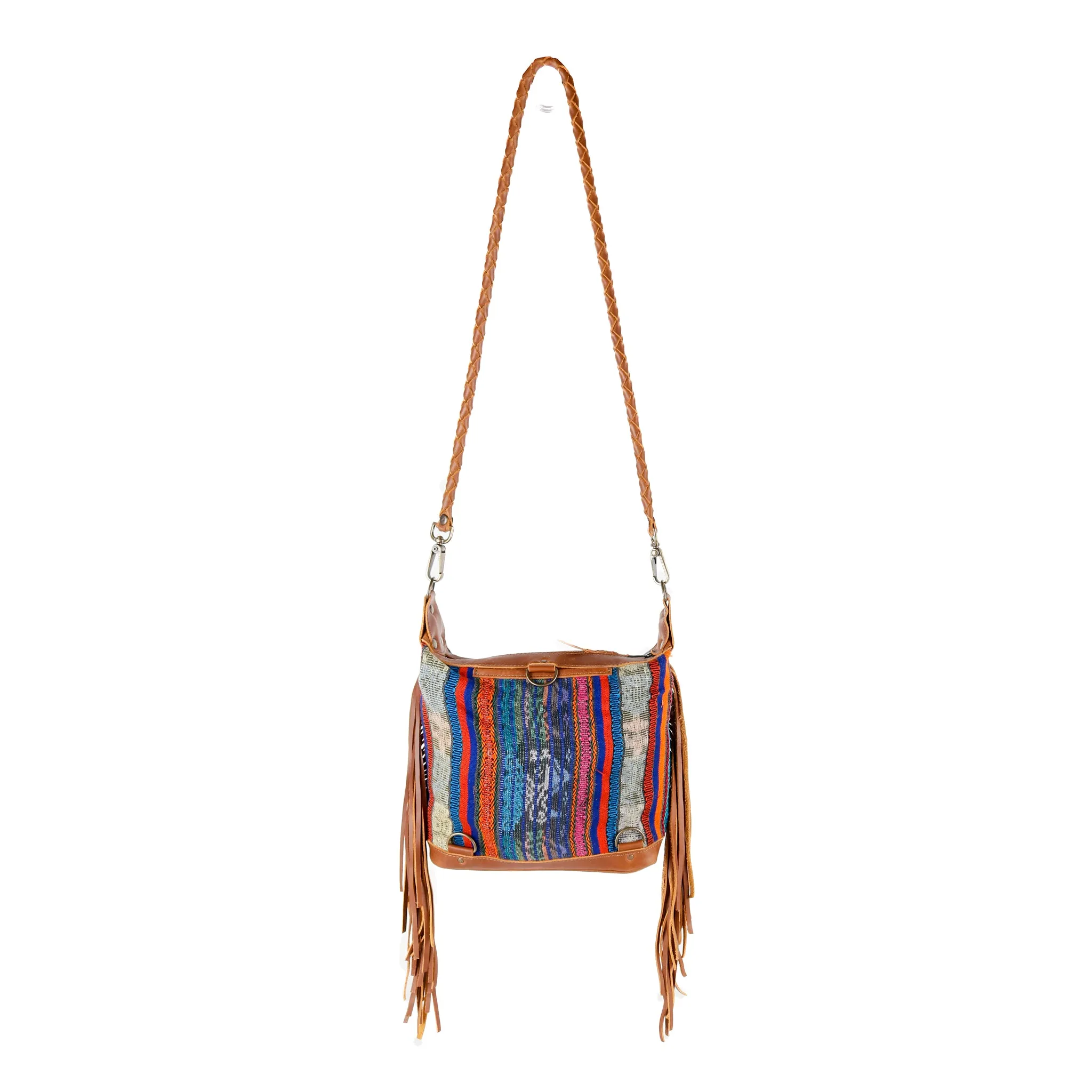 BEATRIZ MINI CDB WITH FRINGE - CORTE - CAFE - NO. 15885