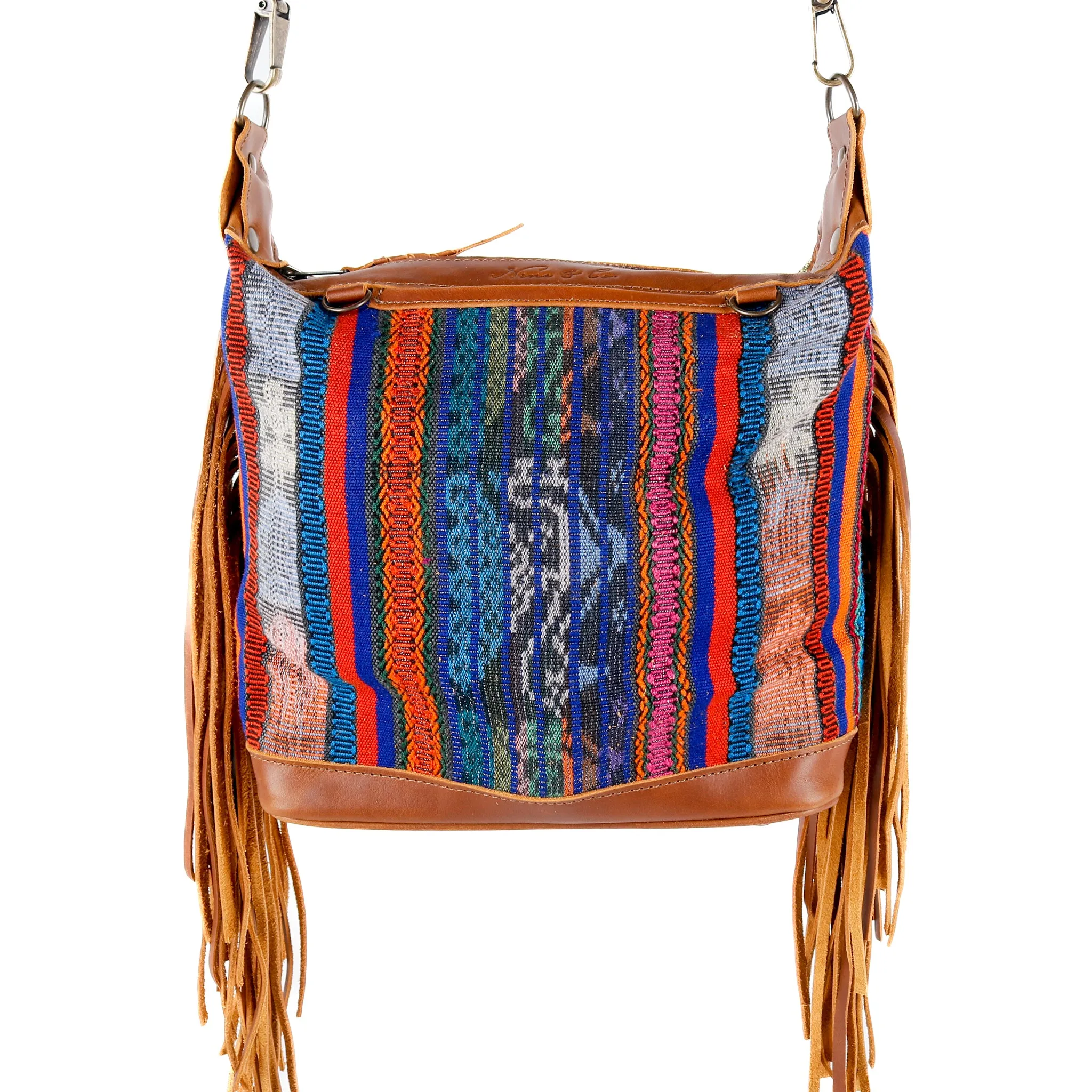 BEATRIZ MINI CDB WITH FRINGE - CORTE - CAFE - NO. 15885