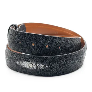 Black Stingray Belt Straps