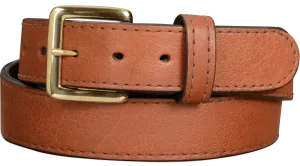 Brown American Bison Leather Belt