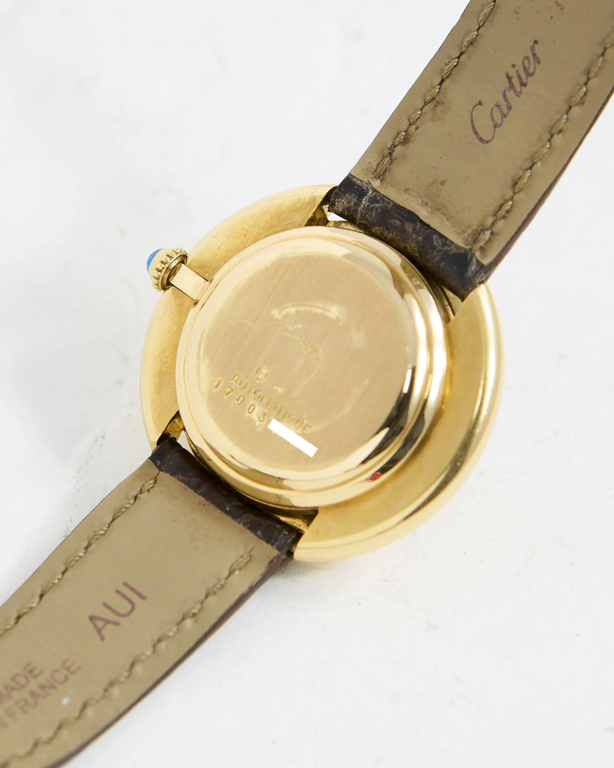 CARTIER VENDOME AUTOMATIC IN GOLD WITH DEPLOYANT BUCKLE