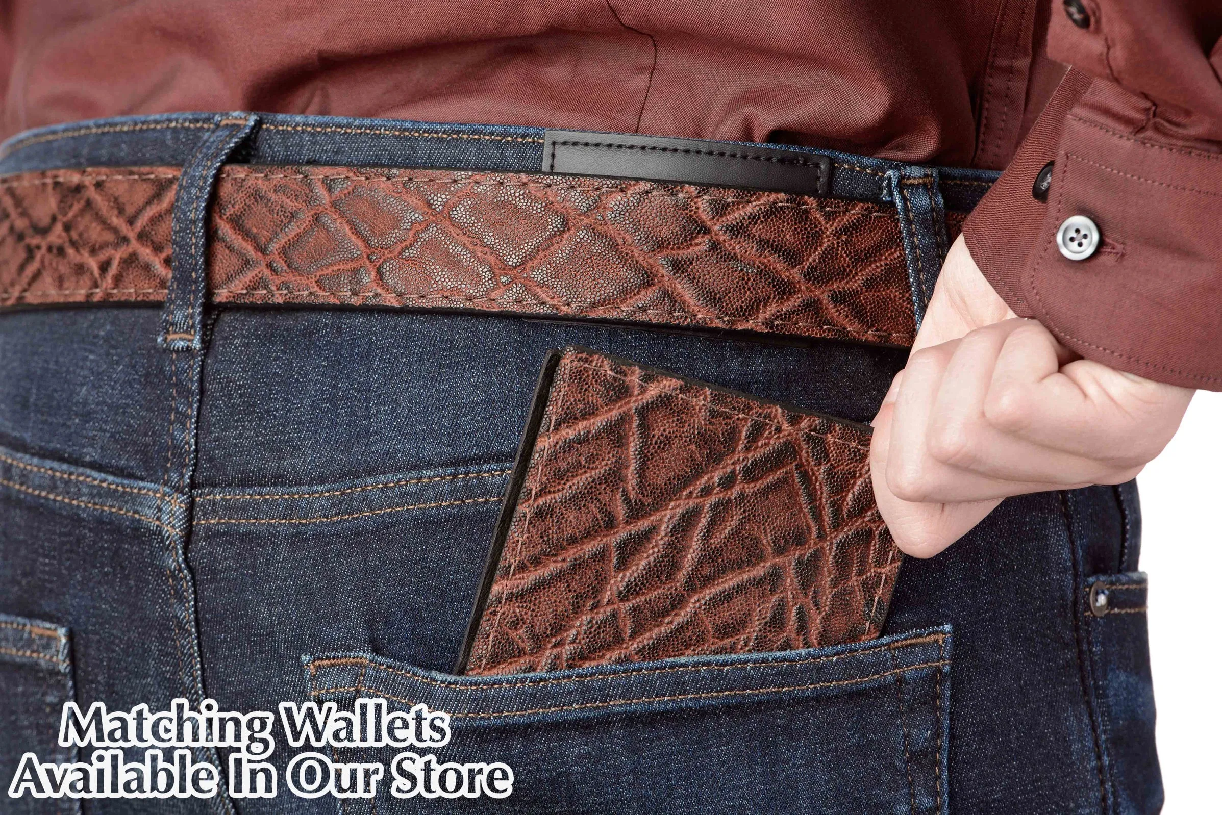 Dragon Fire Elephant Money Belt With 25" Zipper 1.50" Wide