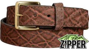 Dragon Fire Elephant Money Belt With 25" Zipper 1.50" Wide