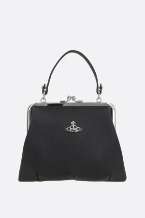 Granny handbag in saffiano faux leather