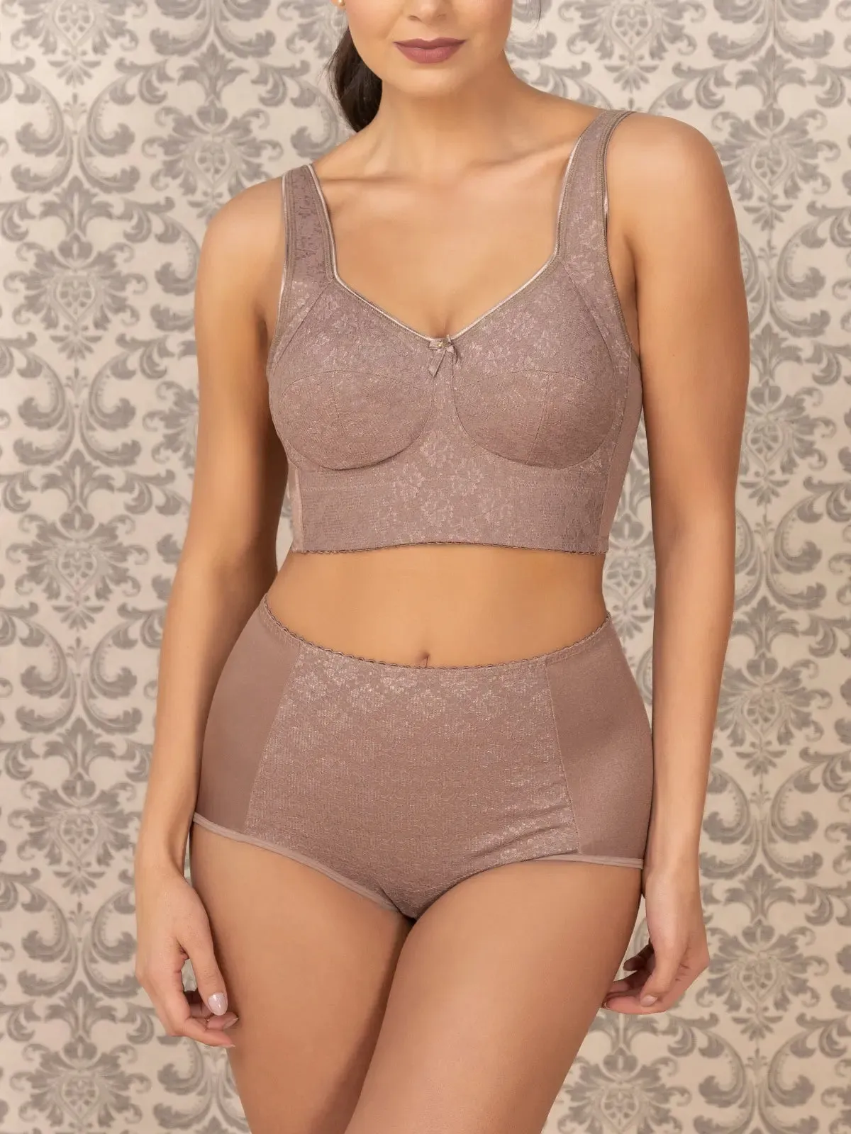 High-Waist Tummy Control Lace Panties – Achieve a Smooth, Confident Look with All-Day Comfort