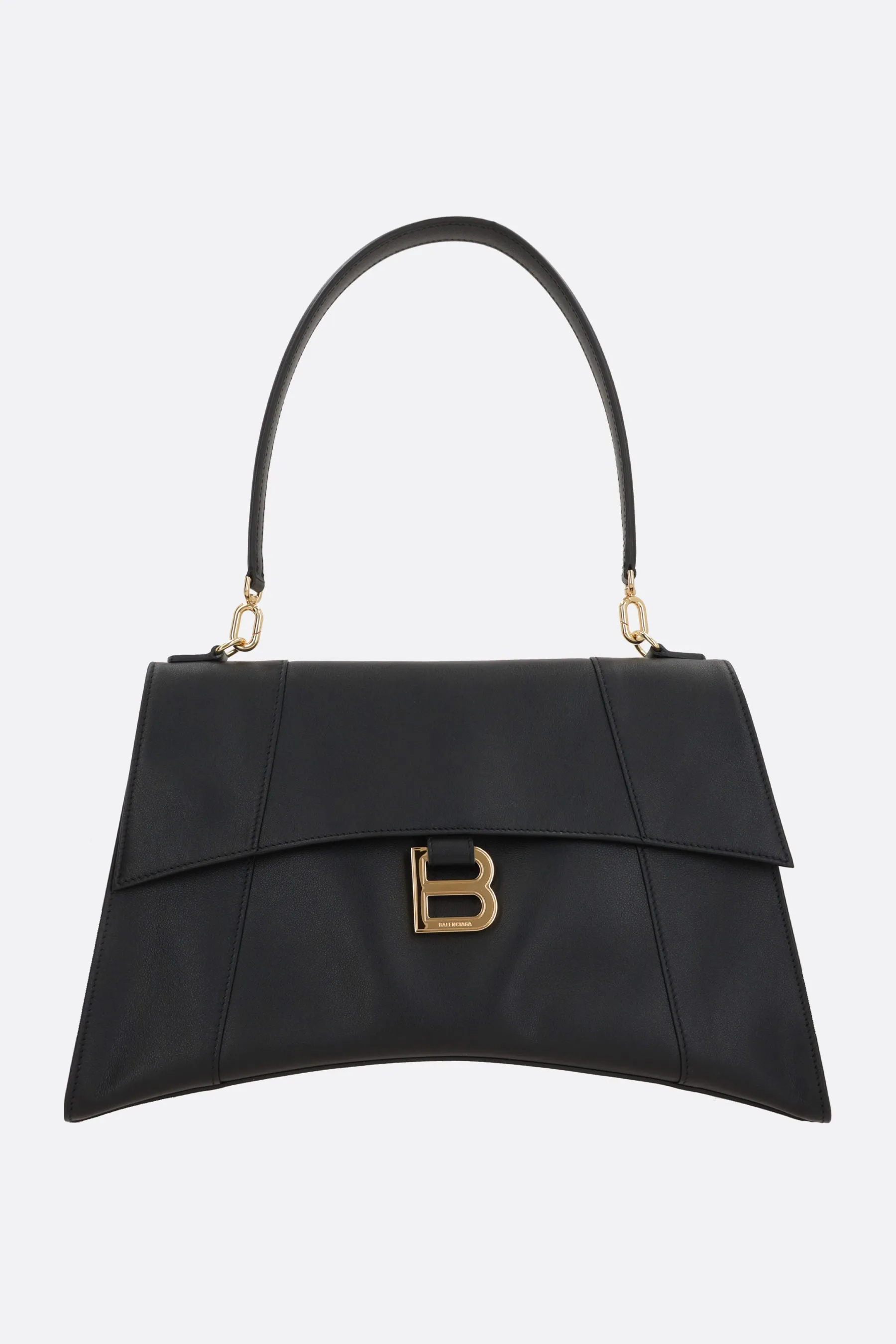 Hourglass Soft medium handbag in smooth leather