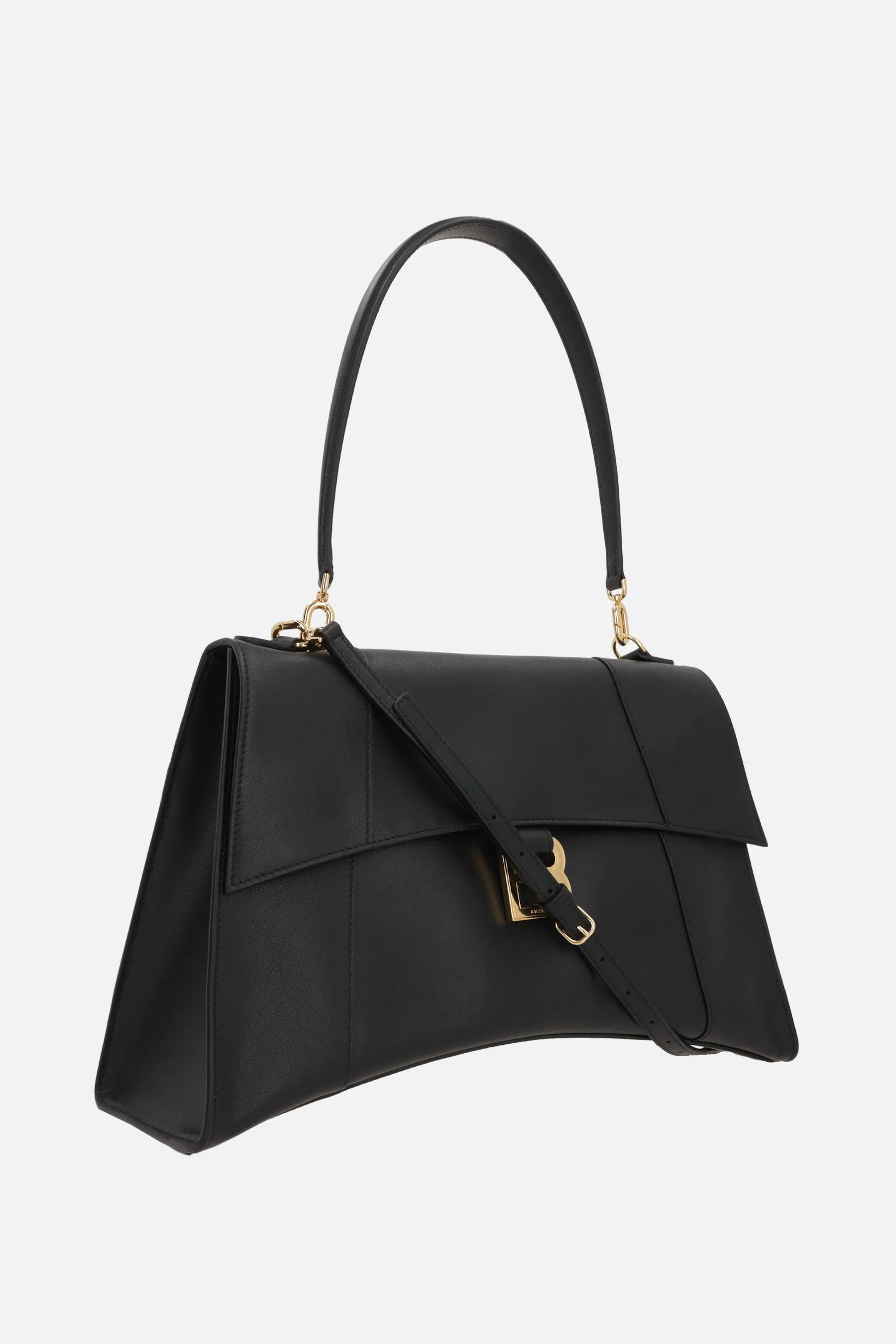 Hourglass Soft medium handbag in smooth leather