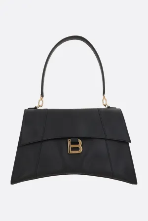 Hourglass Soft medium handbag in smooth leather