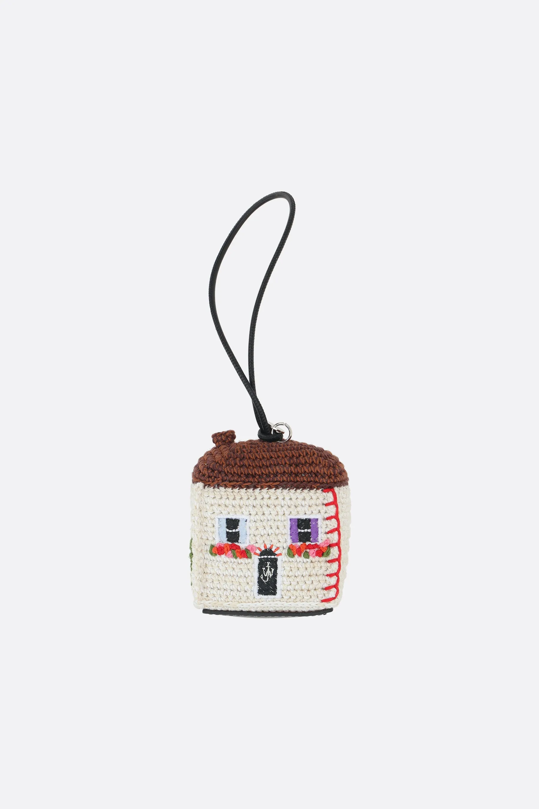 House bag charm in crochet