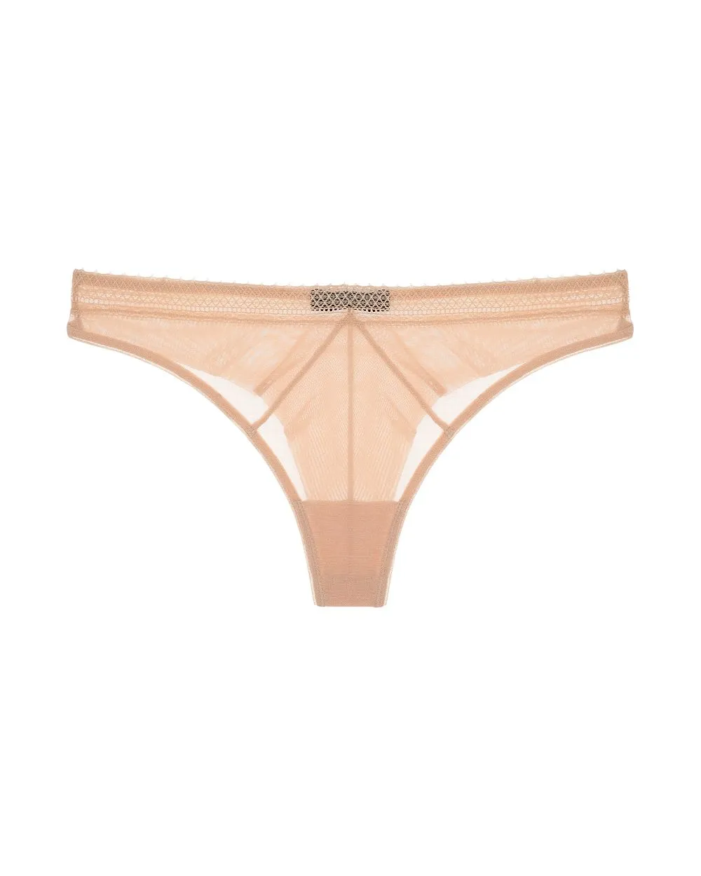 Jet Set Mesh Thong