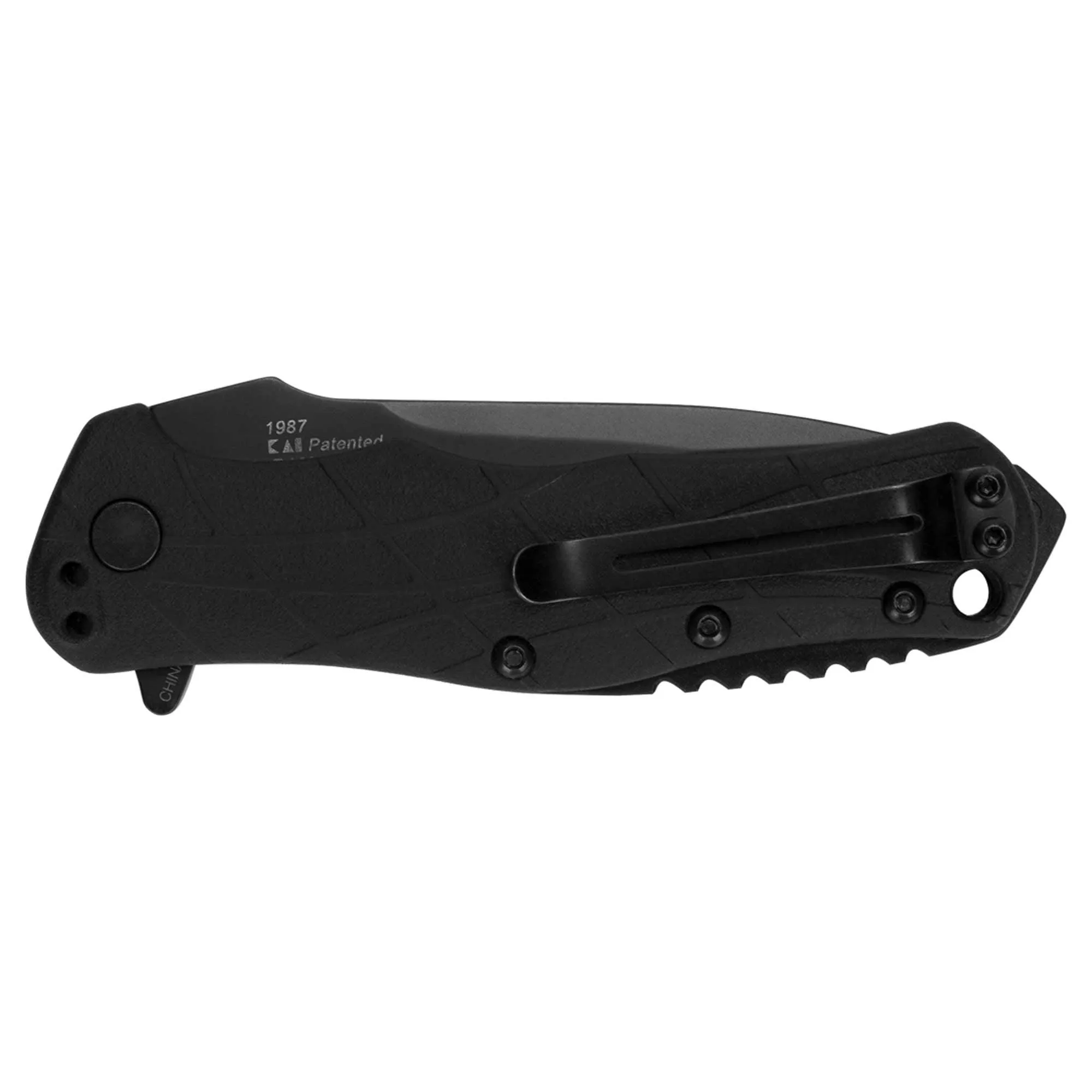 Kershaw Pocket Knife - RJ Tactical 3.0 Drop Point Blade with Linear Lock | KW1987