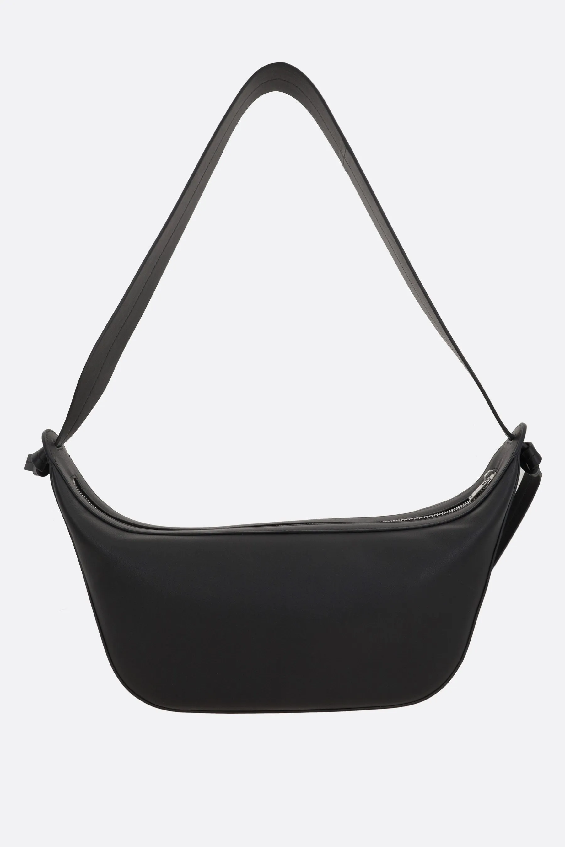 Knot shoulder bag in smooth leather