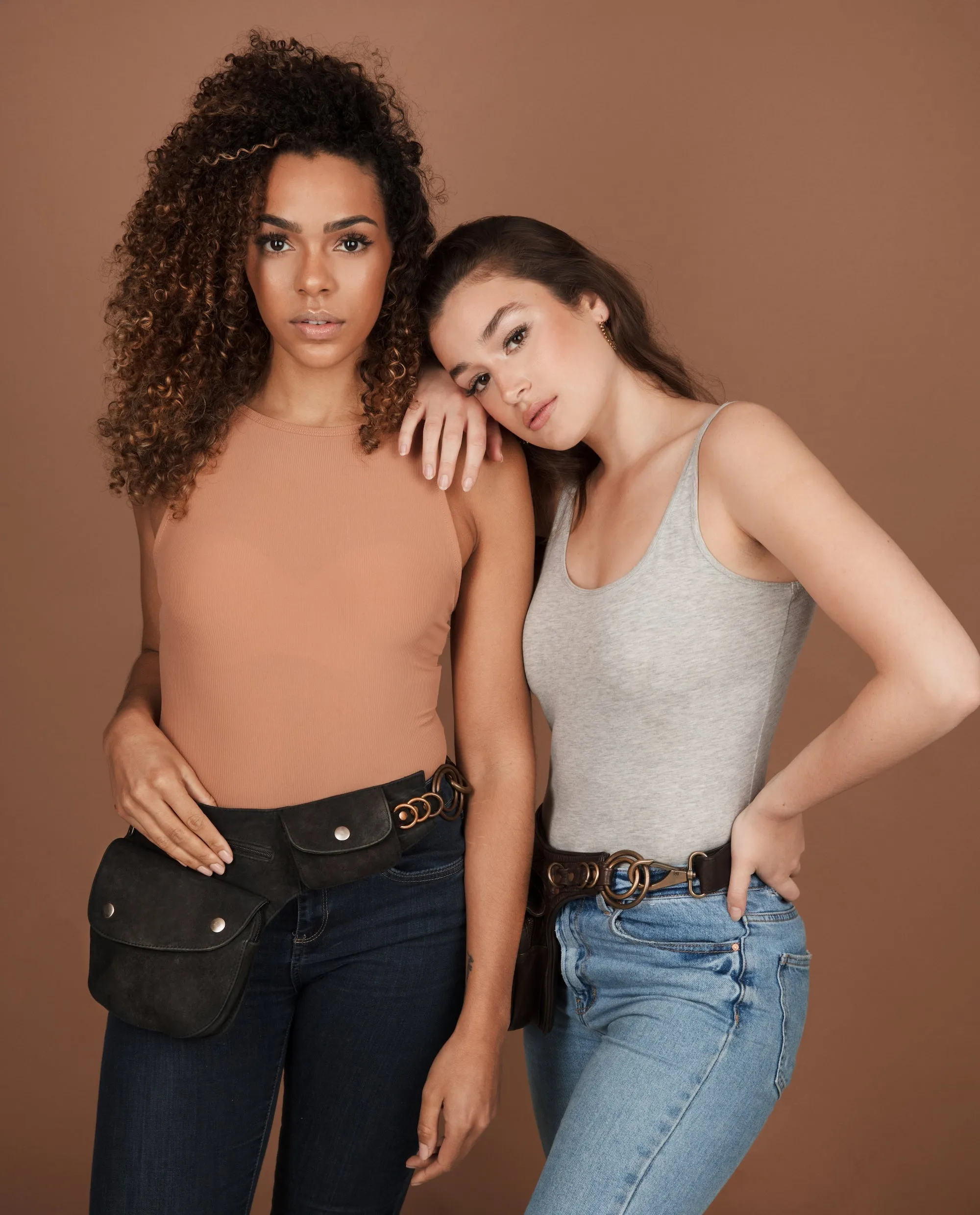 Leather Hip Bag | Tan