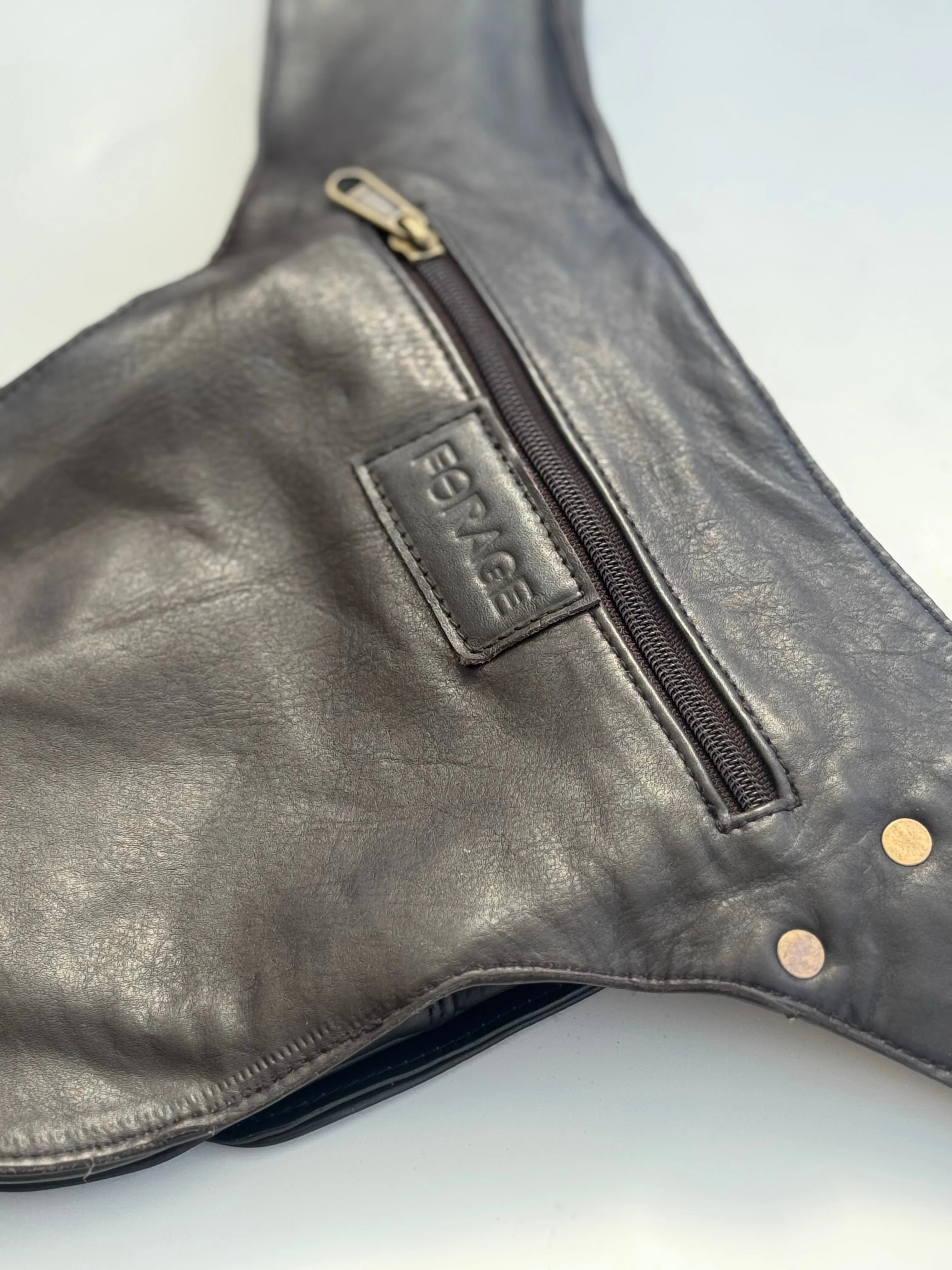 Leather Niisha Belt | Falcon Brown