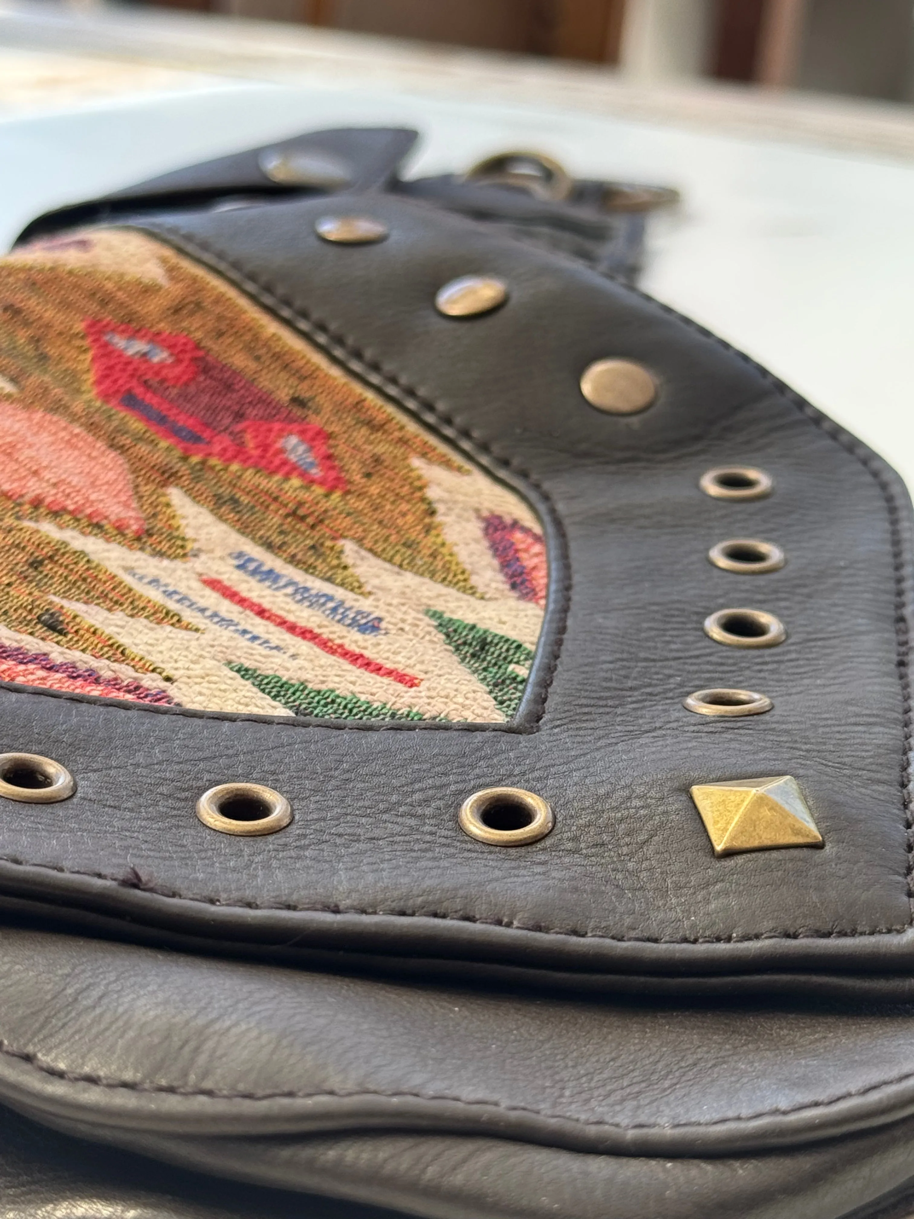 Leather Niisha Belt | Falcon Brown