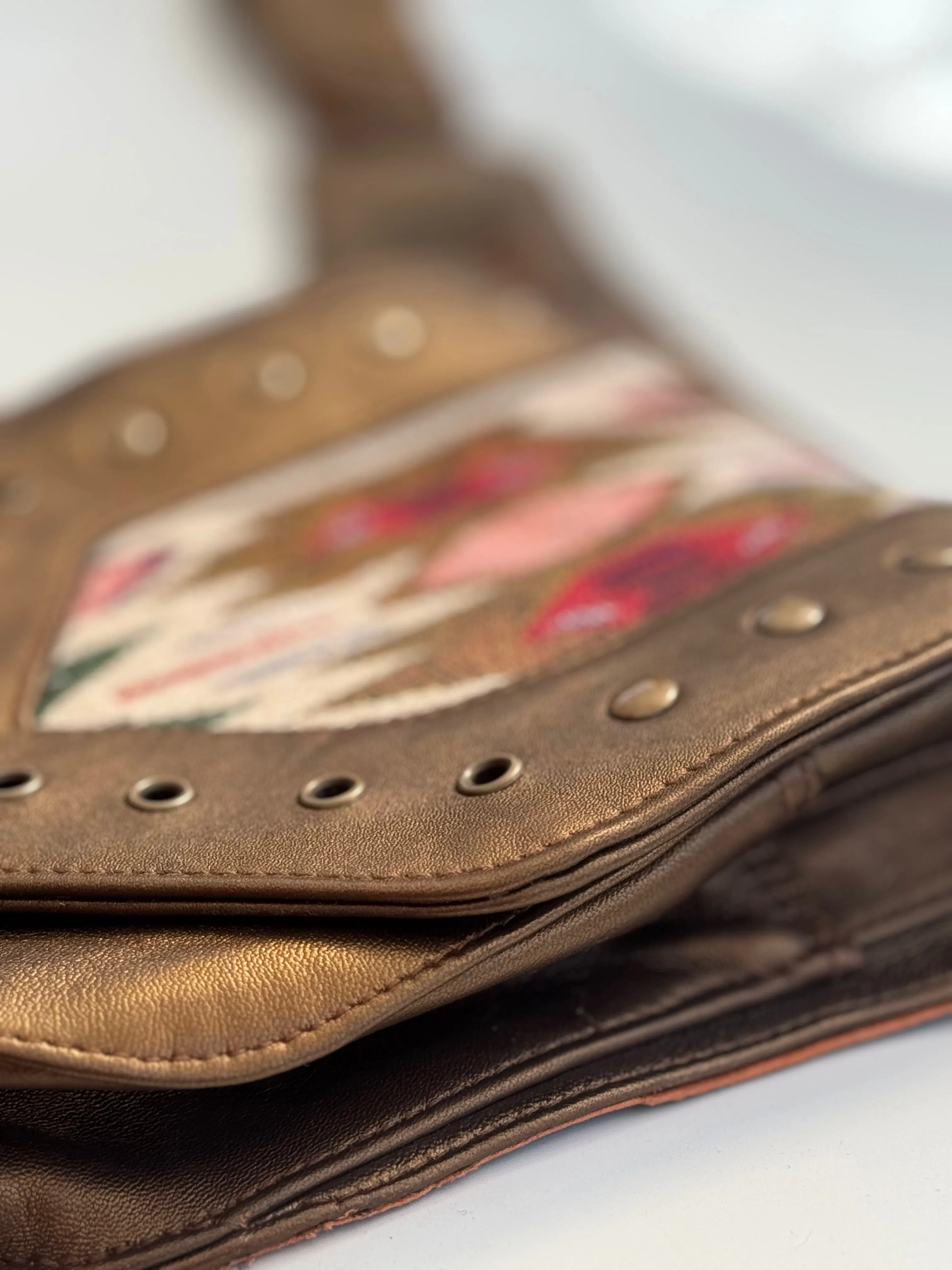 Leather Niisha Belt | Gold