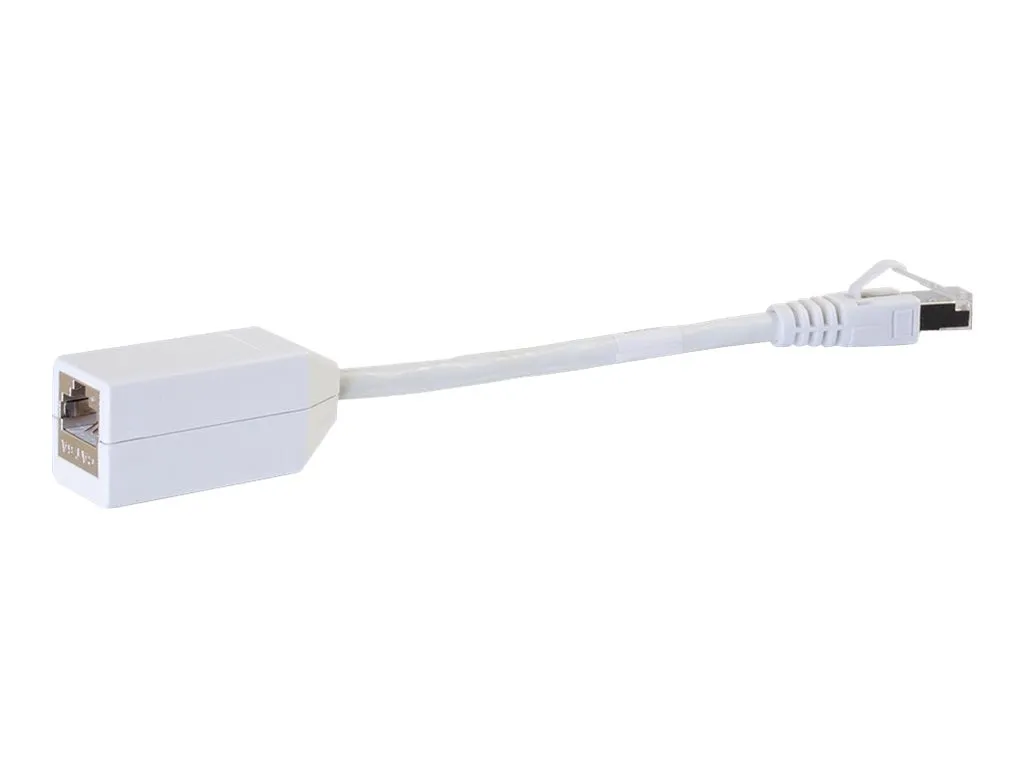Legrand TechChoice - Network adapter - RJ-45 (M) to RJ-45 (F) - 8 in - foiled unshielded twisted pair (F/UTP) - CAT 6a - booted, DPA6A5PK-09