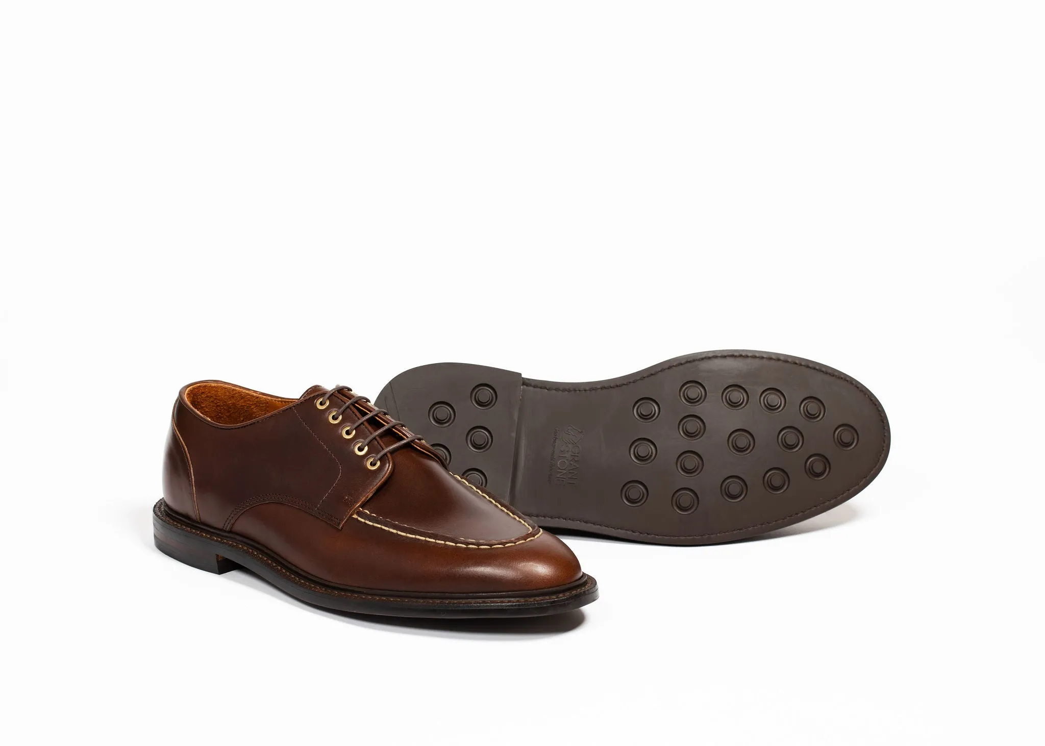 Moc Toe Derby Crimson Chromexcel