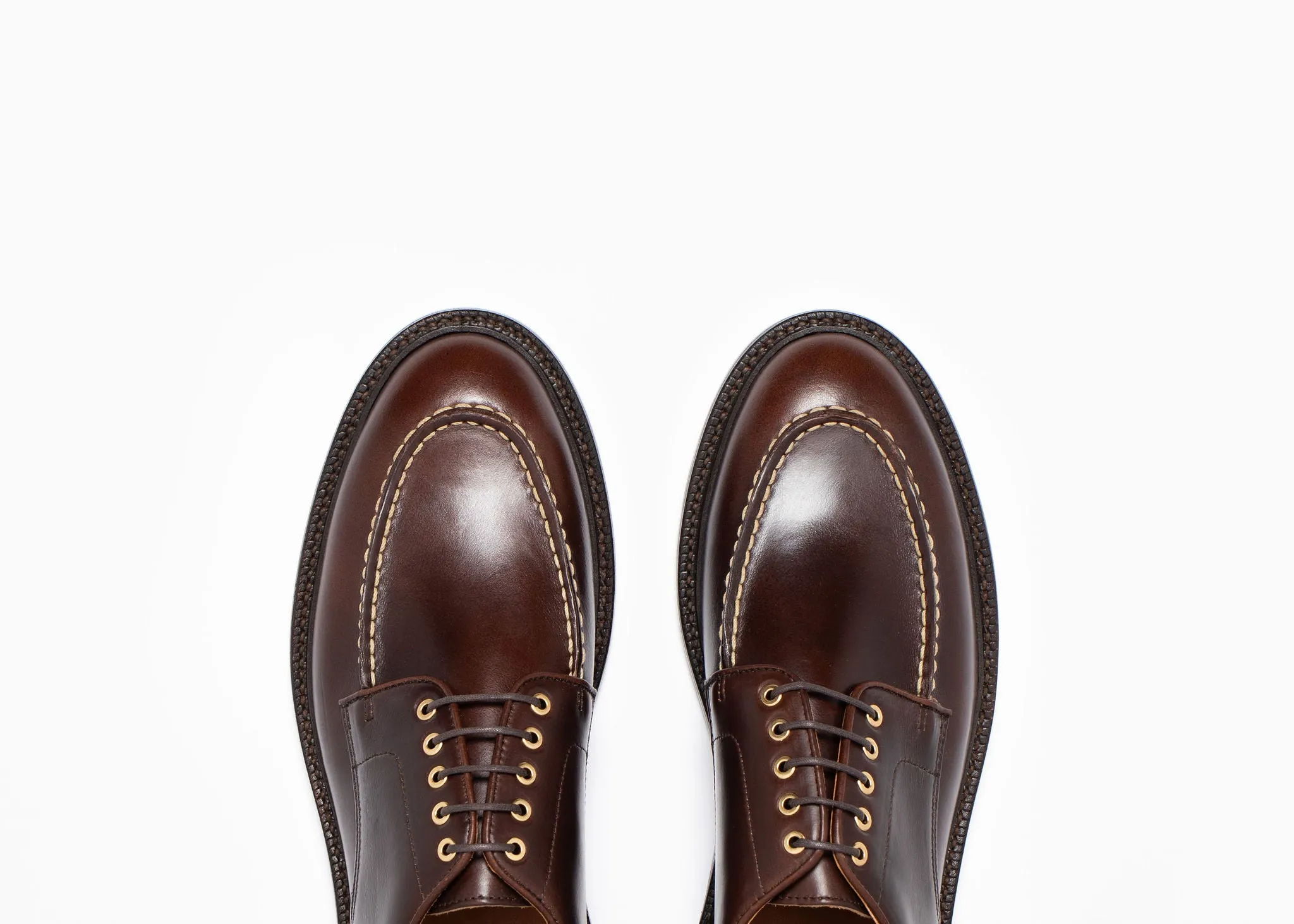 Moc Toe Derby Crimson Chromexcel