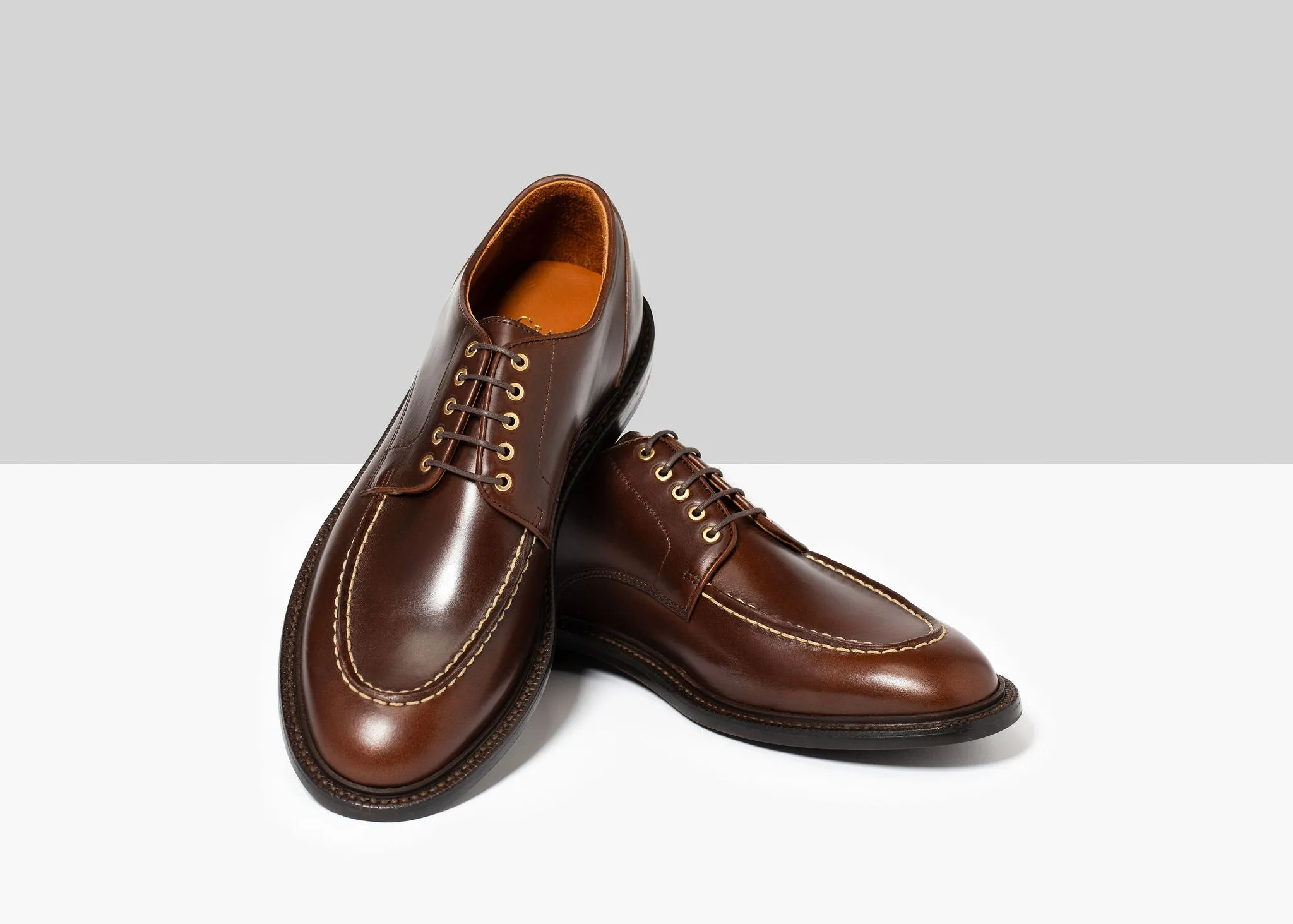 Moc Toe Derby Crimson Chromexcel