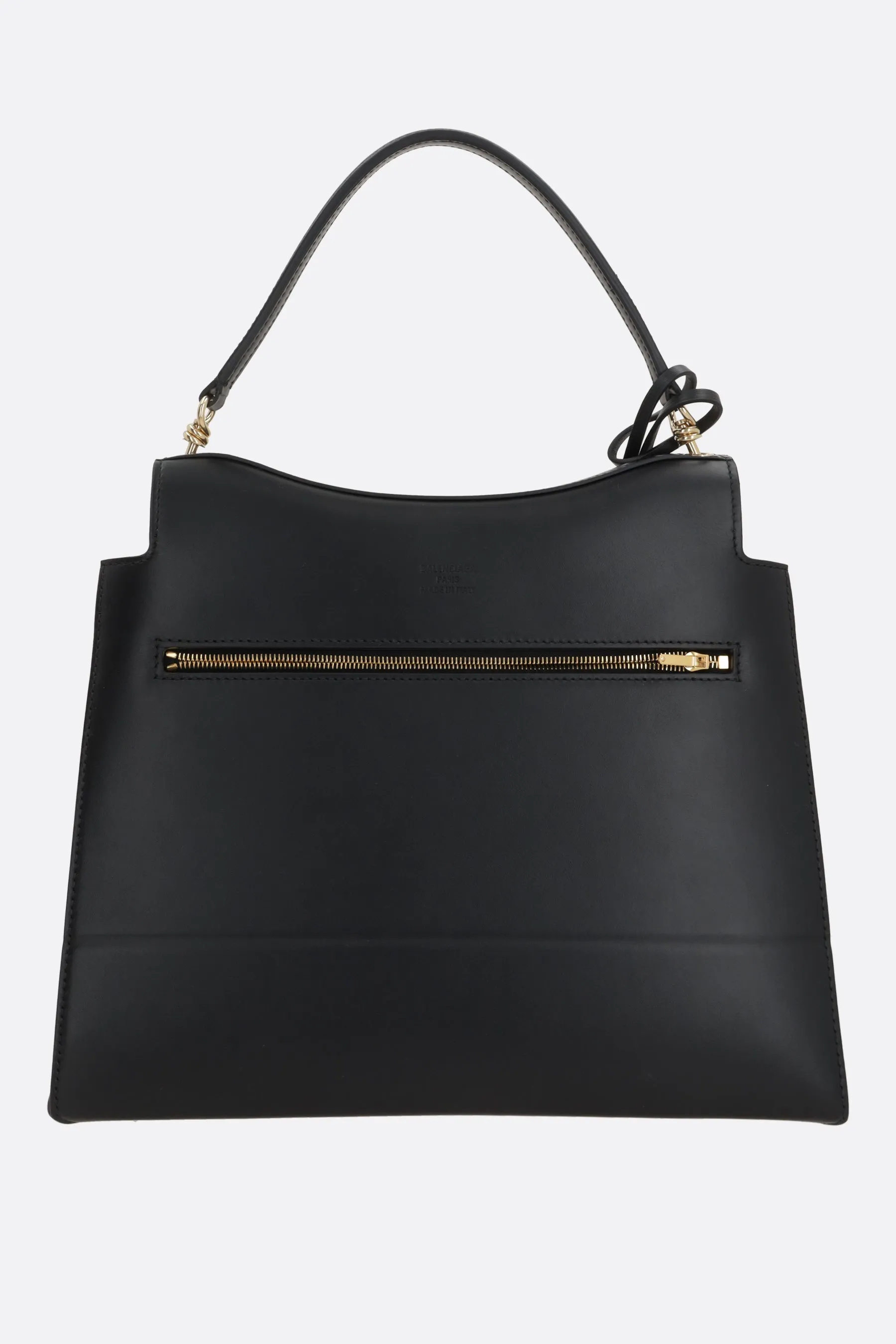 Nano medium handbag in smooth leather