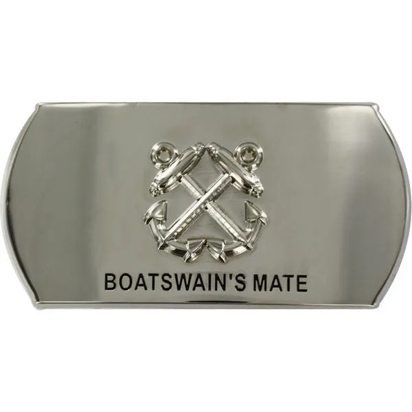 Navy Enlisted Specialty Belt Buckle: Boatswain's Mate: BM