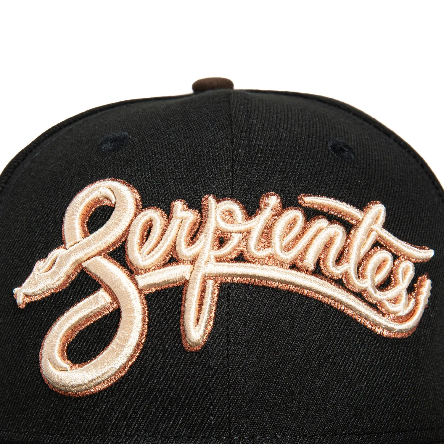 New Era 59Fifty Arizona Diamondbacks 25th Anniversary Patch Serpientes Hat - Black. Brown