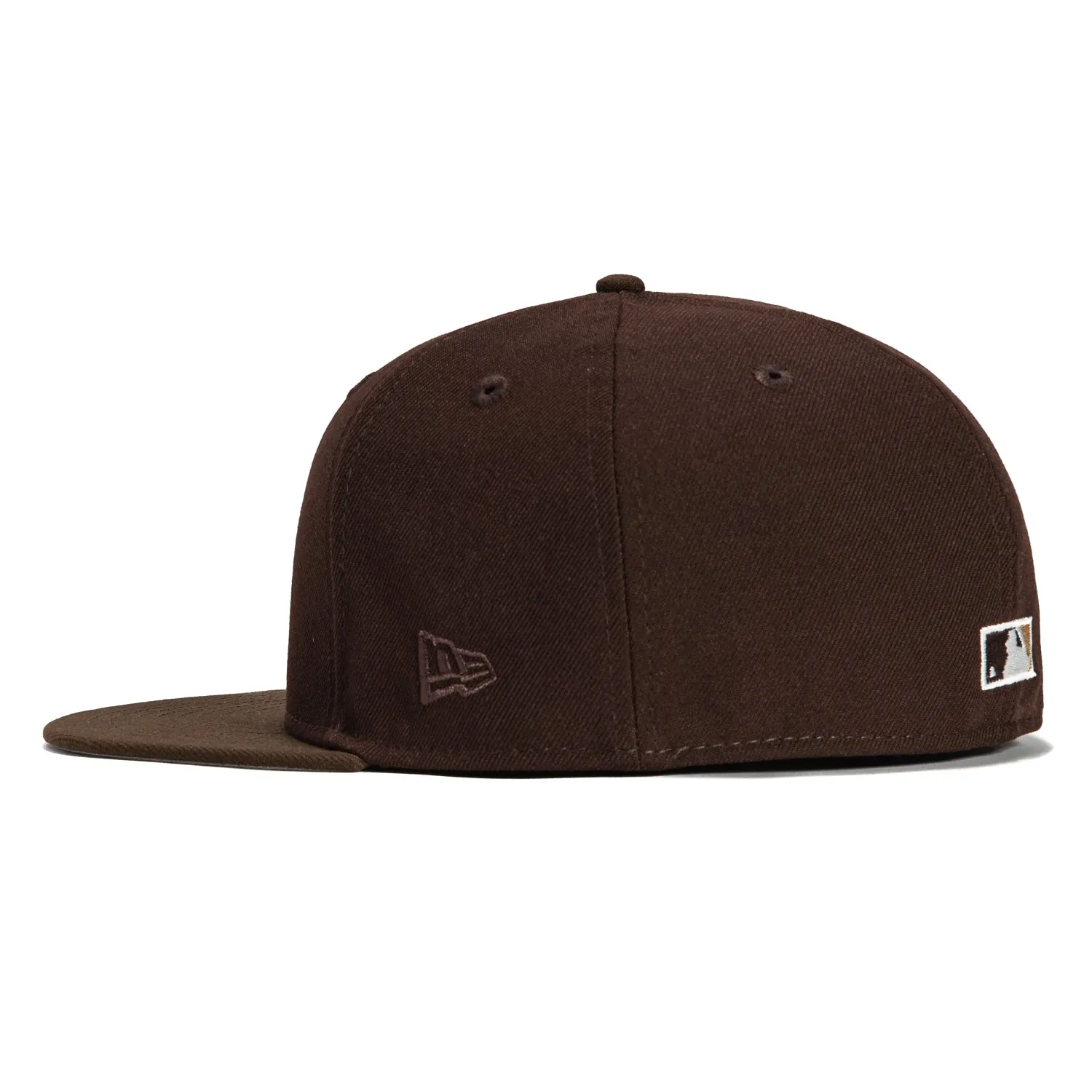 New Era 59Fifty Los Angeles Dodgers 60th Anniversary Patch Hat - Dark Brown. Brown