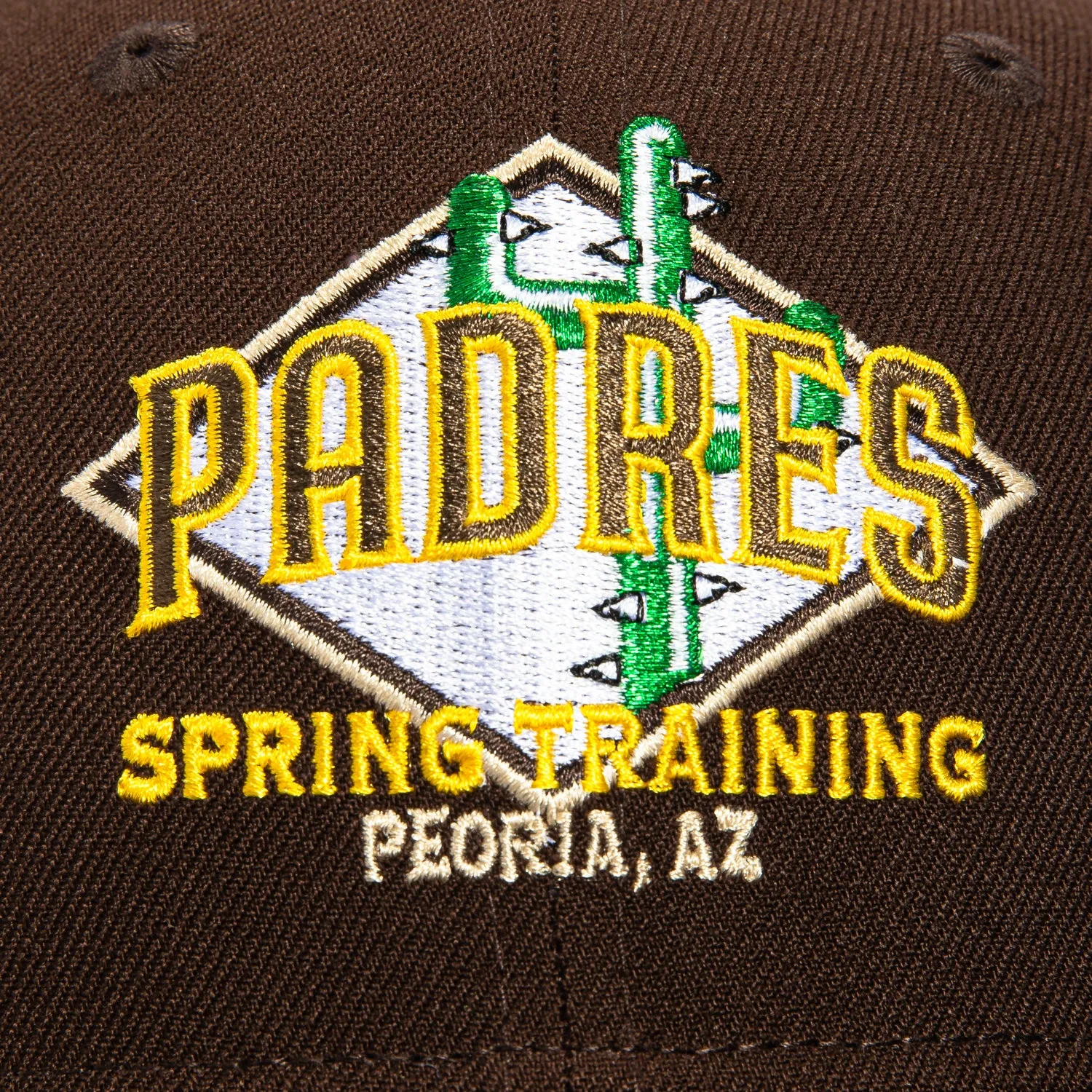 New Era 59Fifty San Diego Padres Spring Training Patch Logo Hat - Brown