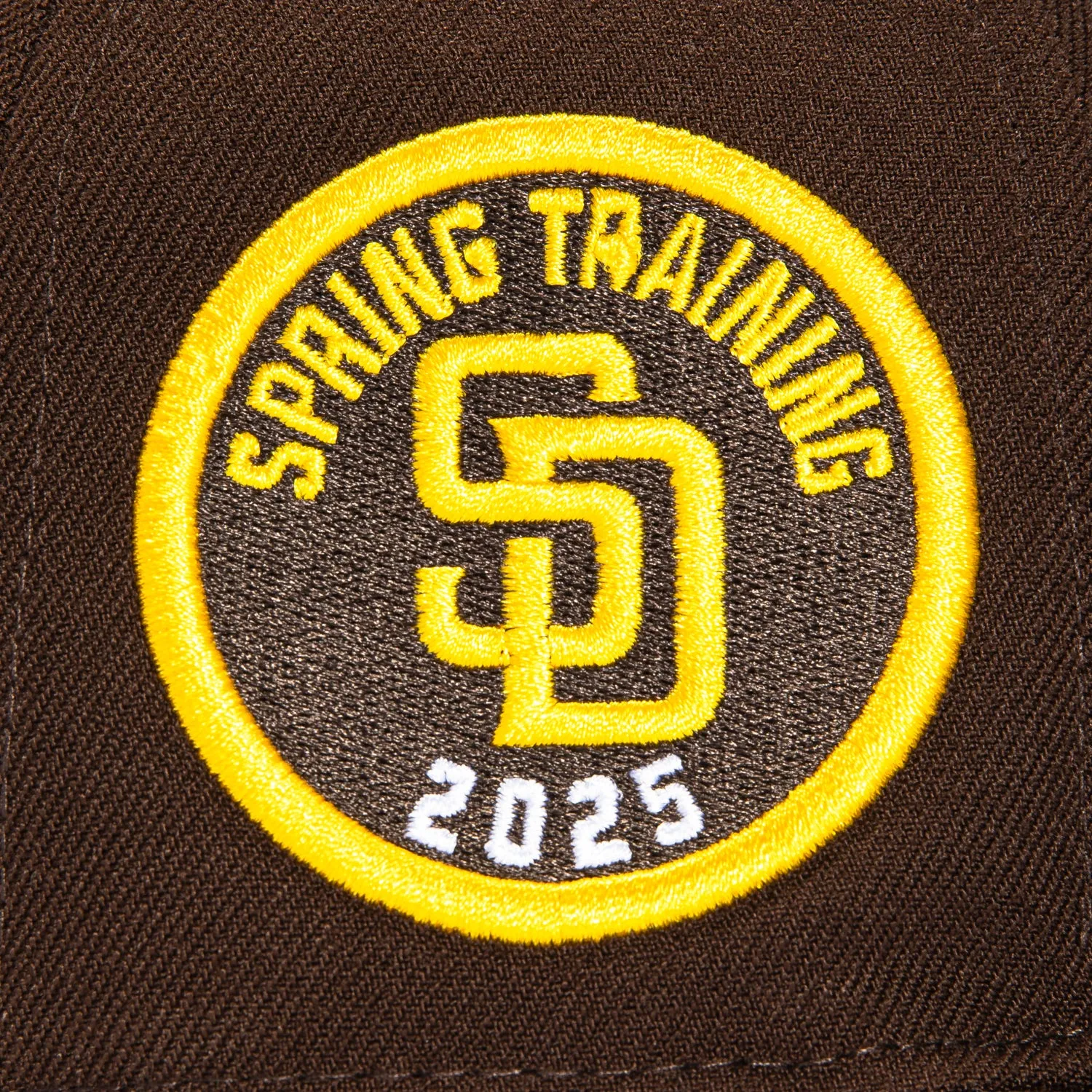 New Era 59Fifty San Diego Padres Spring Training Patch Logo Hat - Brown