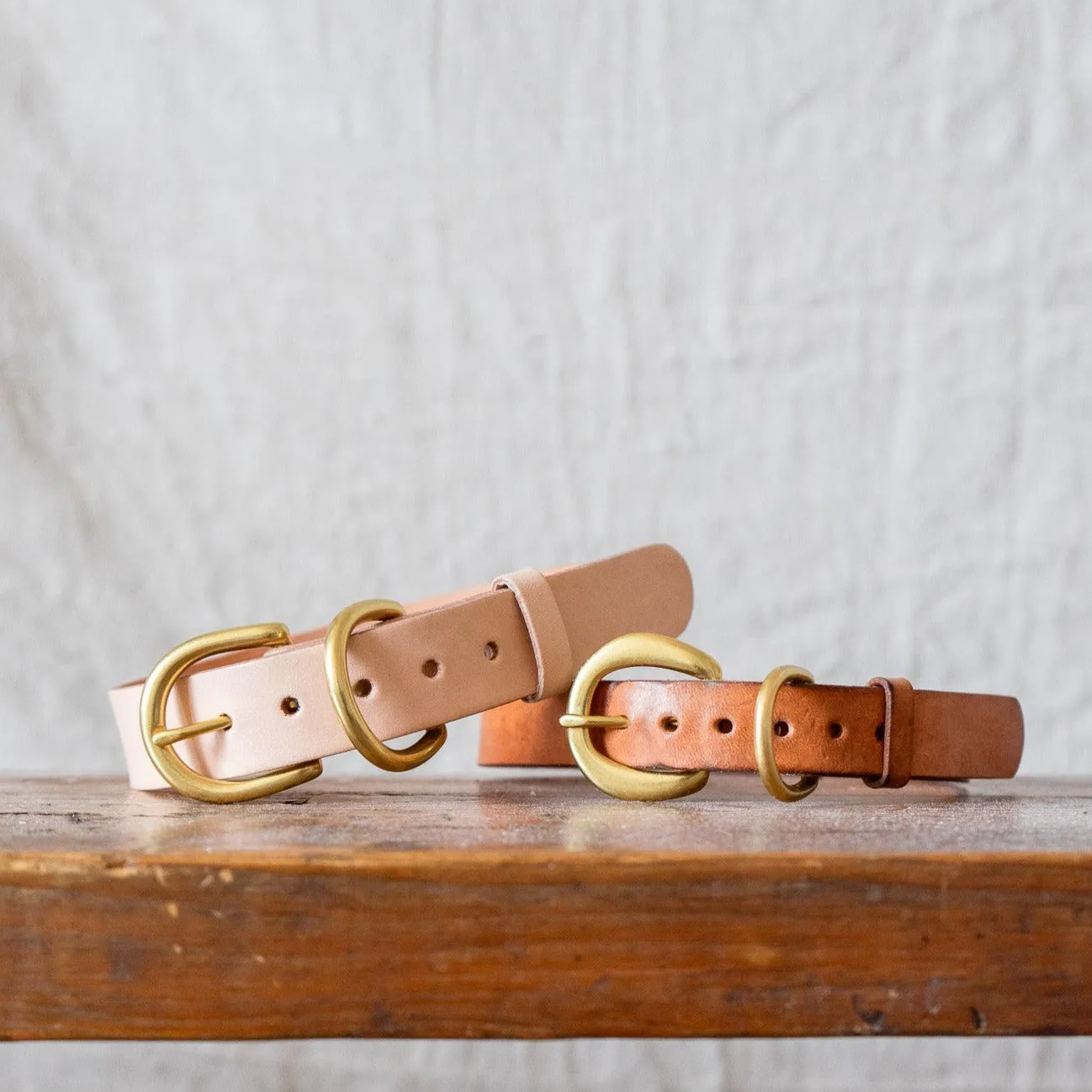 Pet Collar - Veg Tan