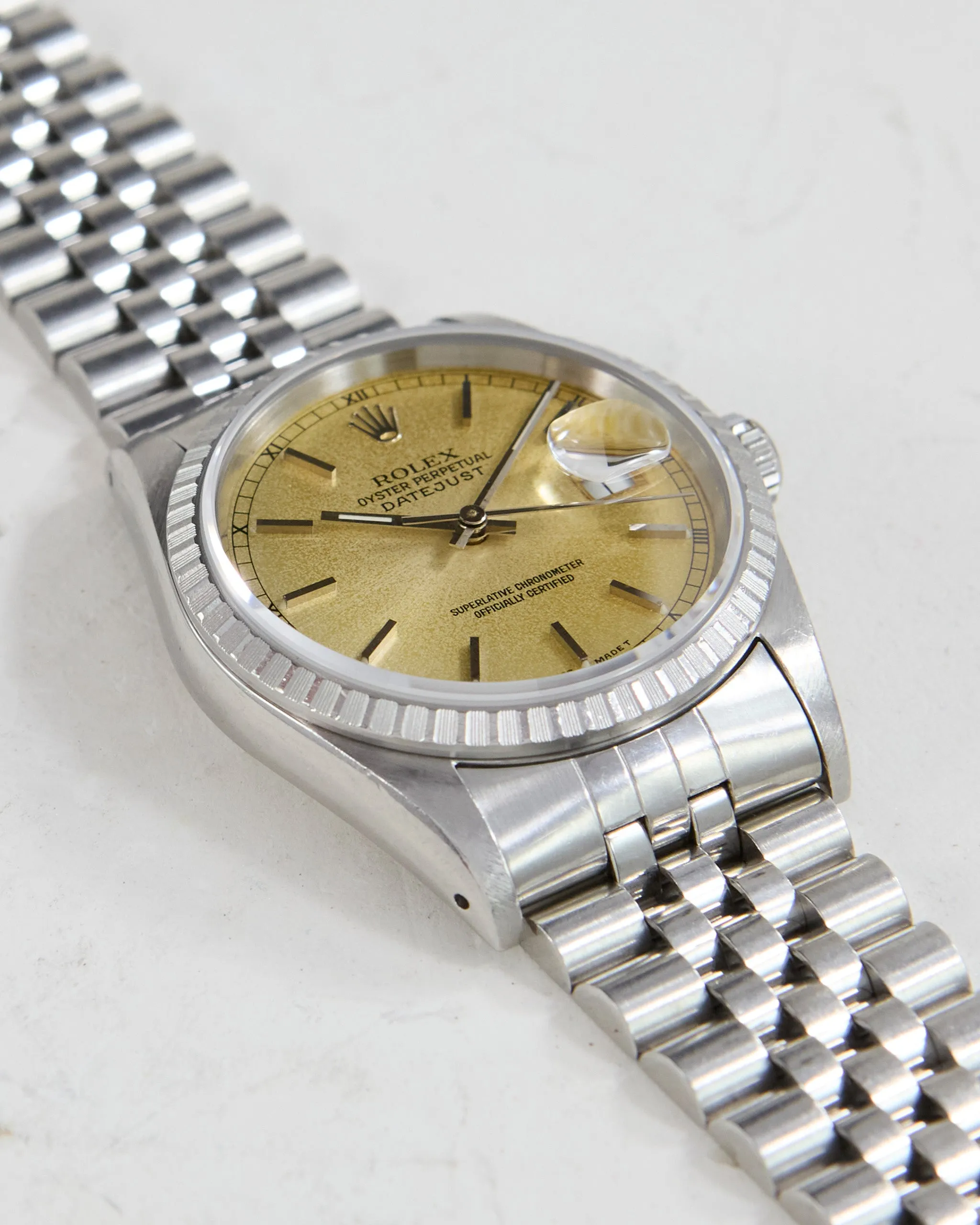 ROLEX DATEJUST TROPICAL DIAL WITH BOX & PAPERS