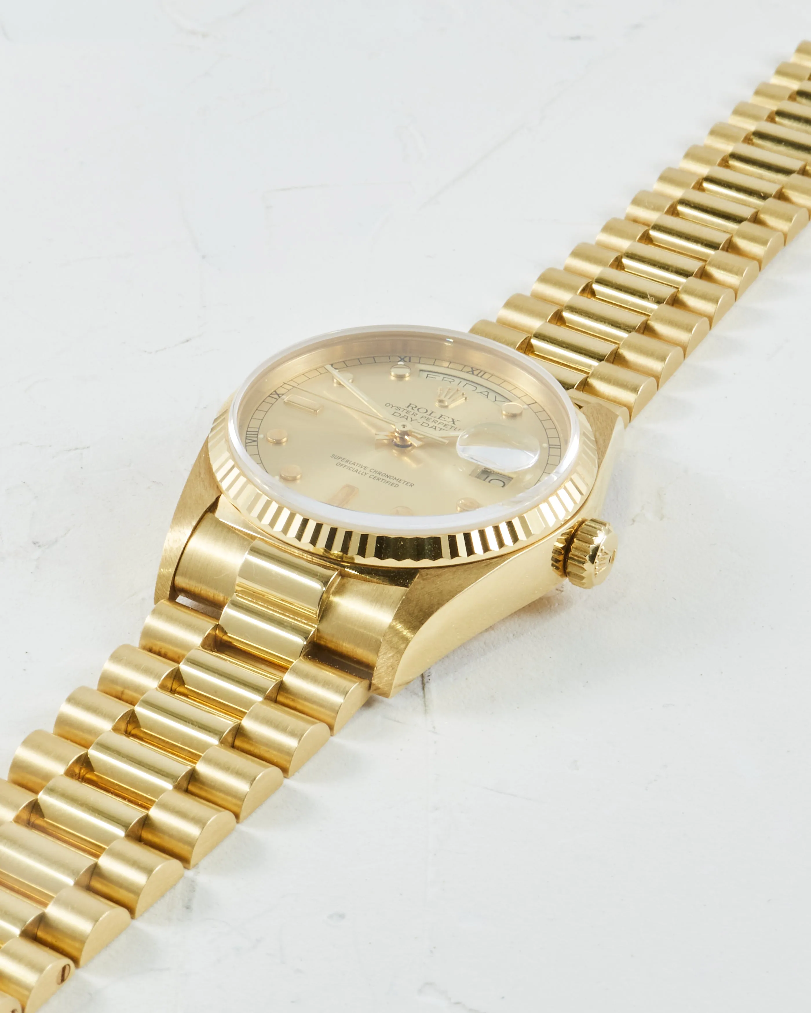 ROLEX DAY-DATE PINBALL DIAL WITH FULL SET OF BOX & PAPERS