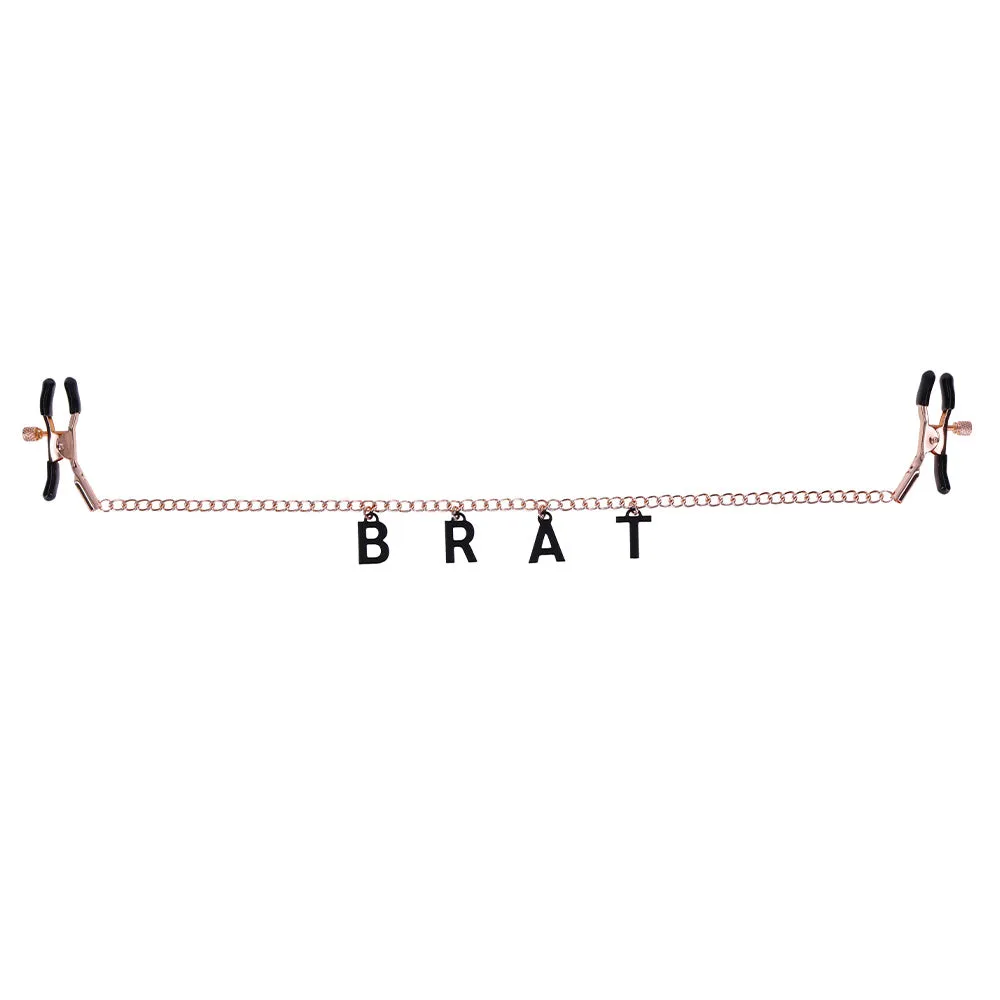 Sex & Mischief Charmed Brat Chain Nipple Clamps