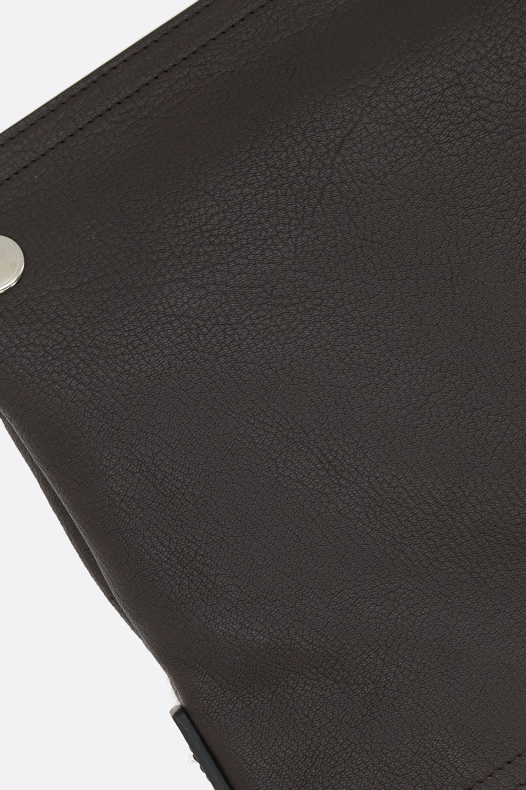 Sharp small hobo bag in grainy leather