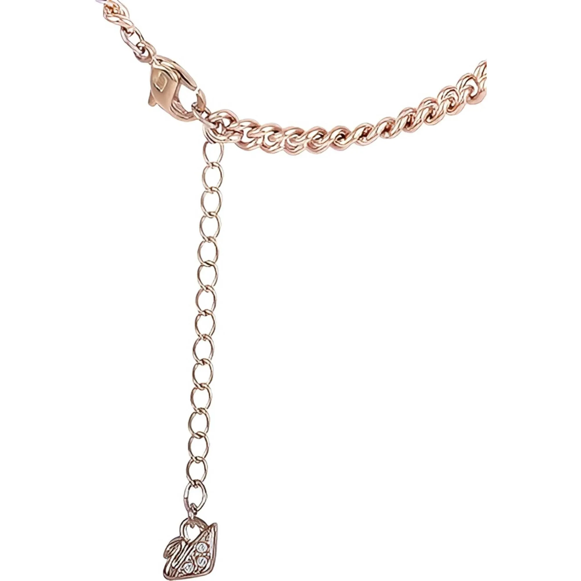 Swarovski Women's Necklace - Vio Crystals Pave with Rose Gold Plated Chain | 5192265