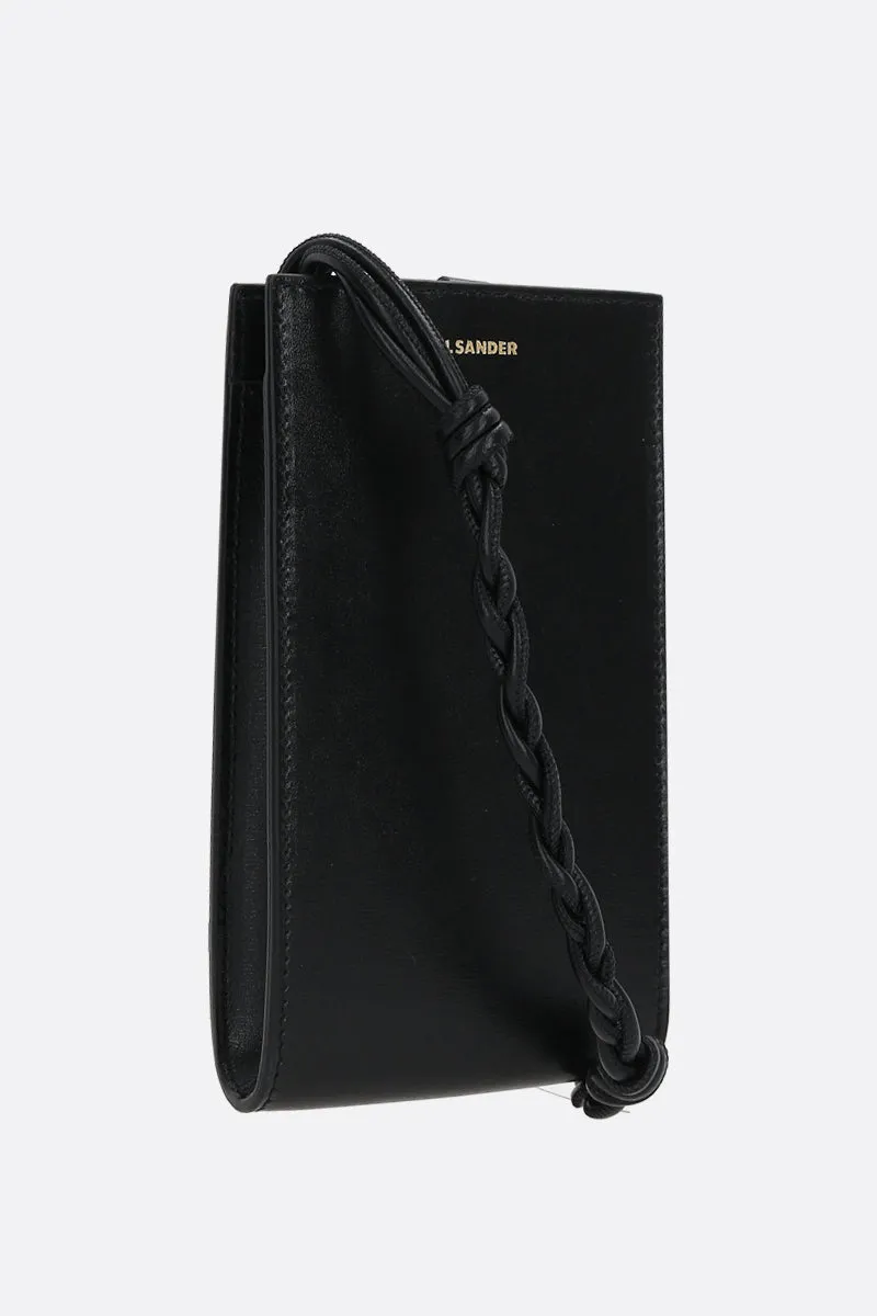 Tangle smooth leather smartphone holder